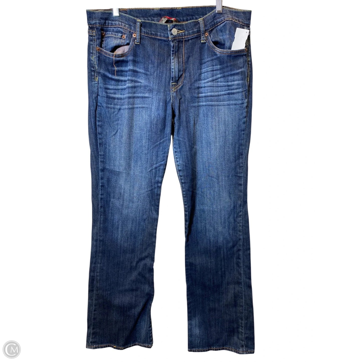 Jeans Boot Cut By Lucky Brand In Blue Denim, Size: 16