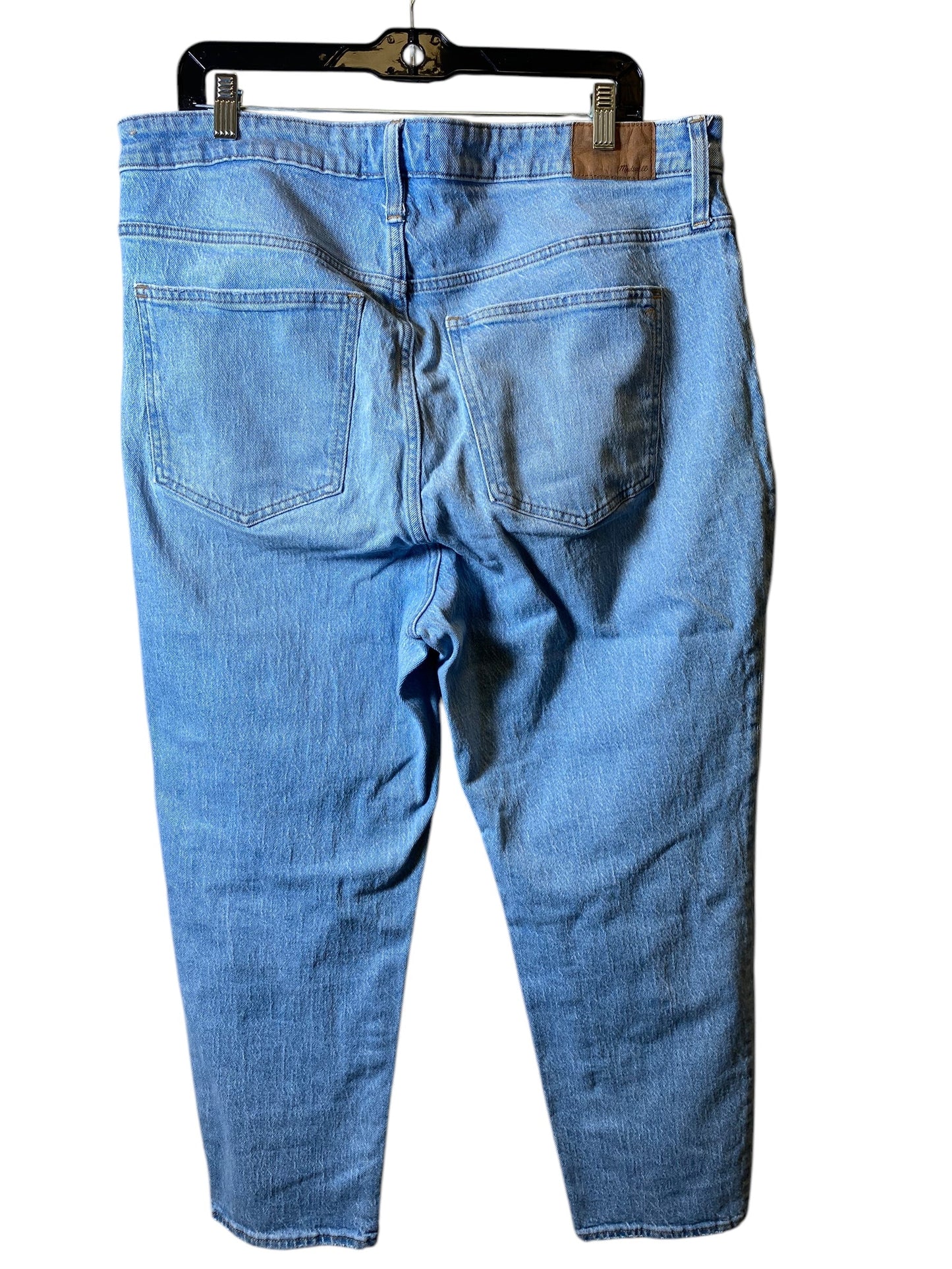 Jeans Skinny By Madewell In Blue Denim, Size: 16