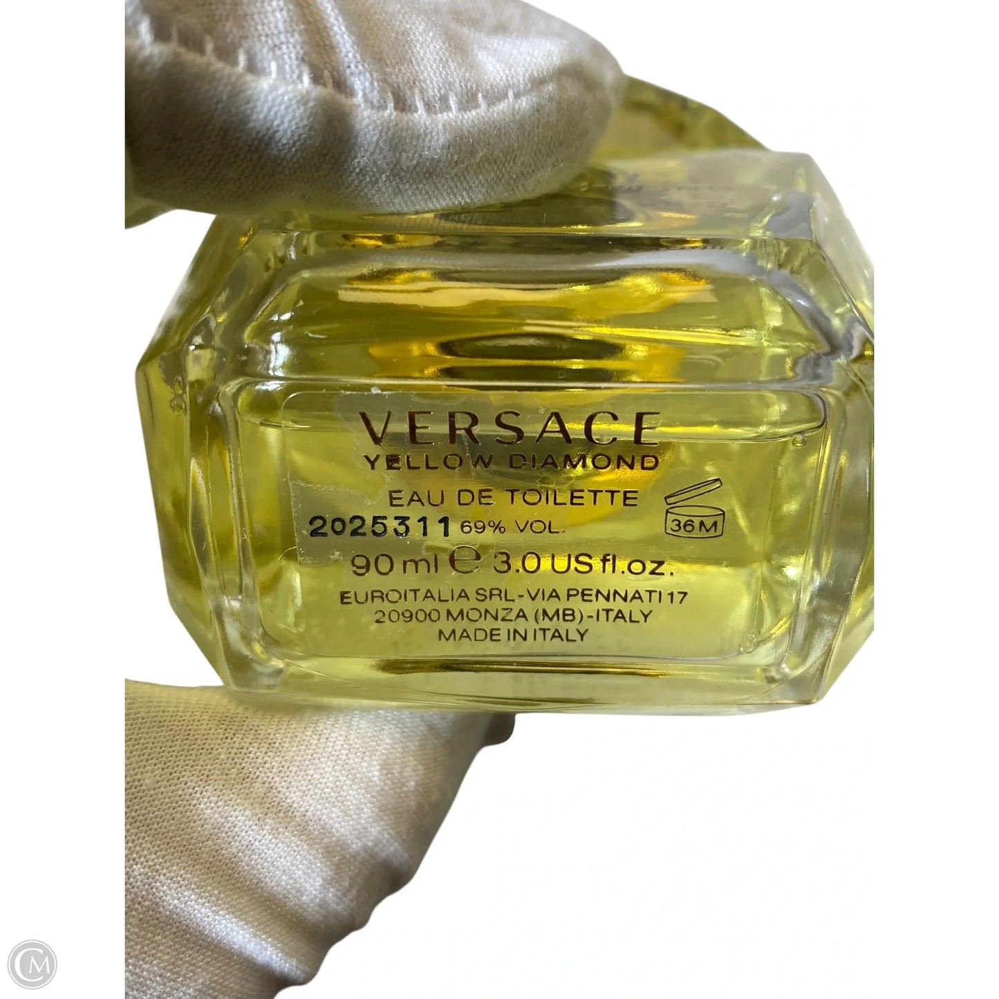 Accessory Luxury Designer Label By Versace, Size: Medium