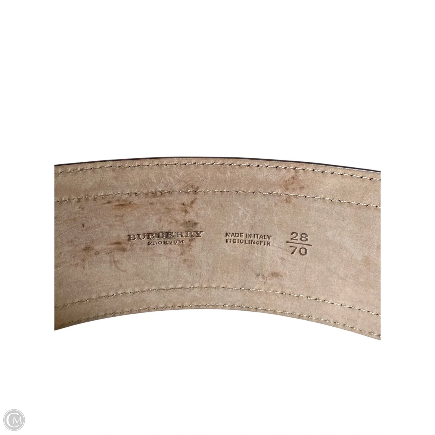 Belt Luxury Designer By Burberry