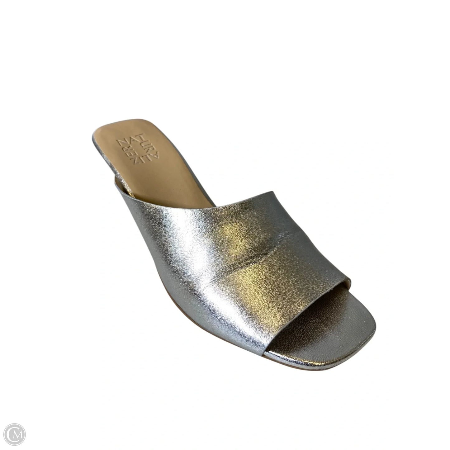 Shoes Heels Block By Naturalizer In Silver, Size: 9.5