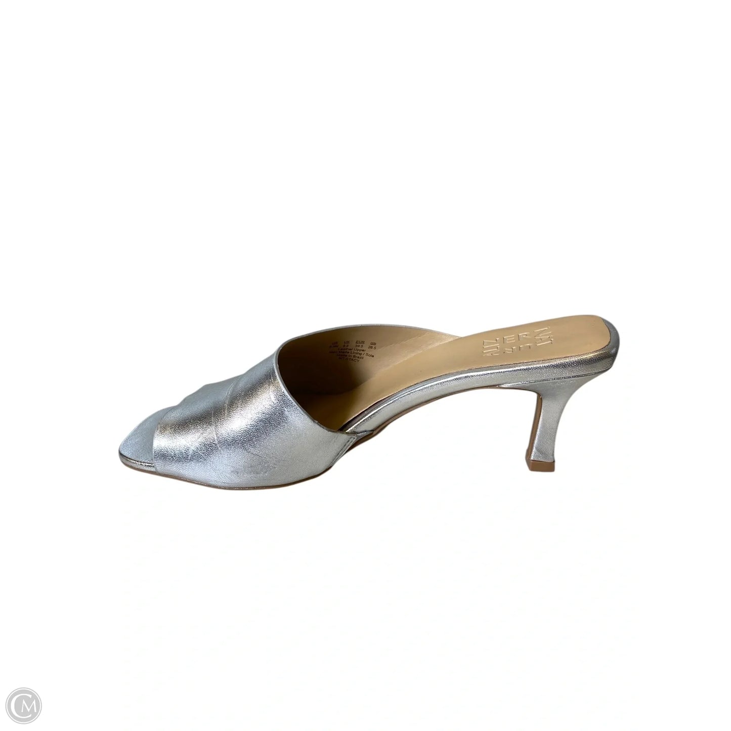 Shoes Heels Block By Naturalizer In Silver, Size: 9.5