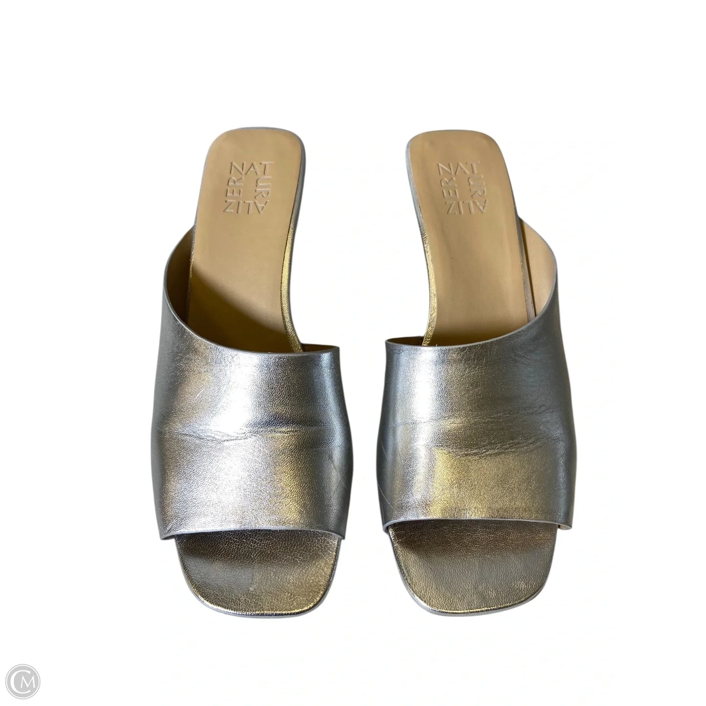 Shoes Heels Block By Naturalizer In Silver, Size: 9.5