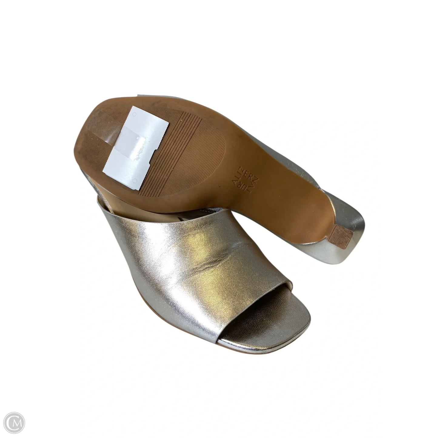 Shoes Heels Block By Naturalizer In Silver, Size: 9.5