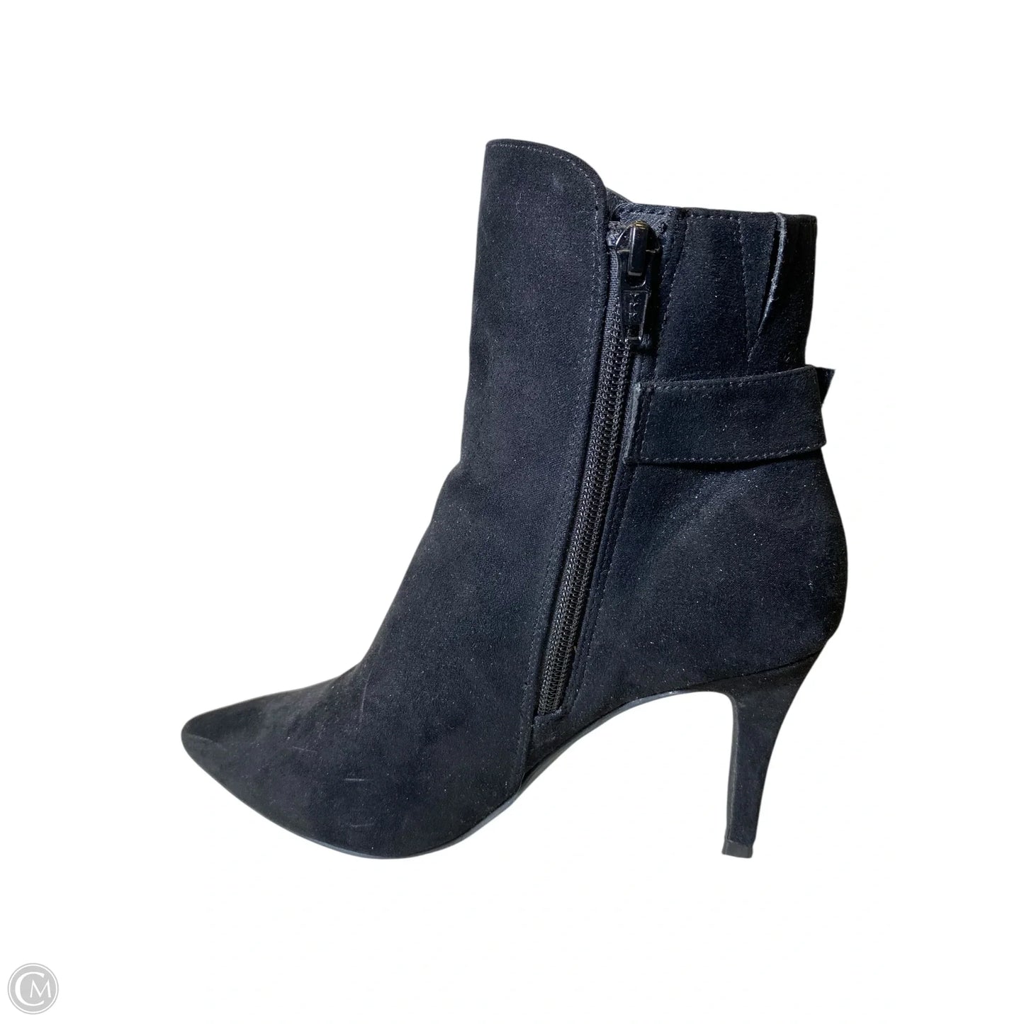 Boots Ankle Heels By Ann Taylor In Black, Size: 6.5