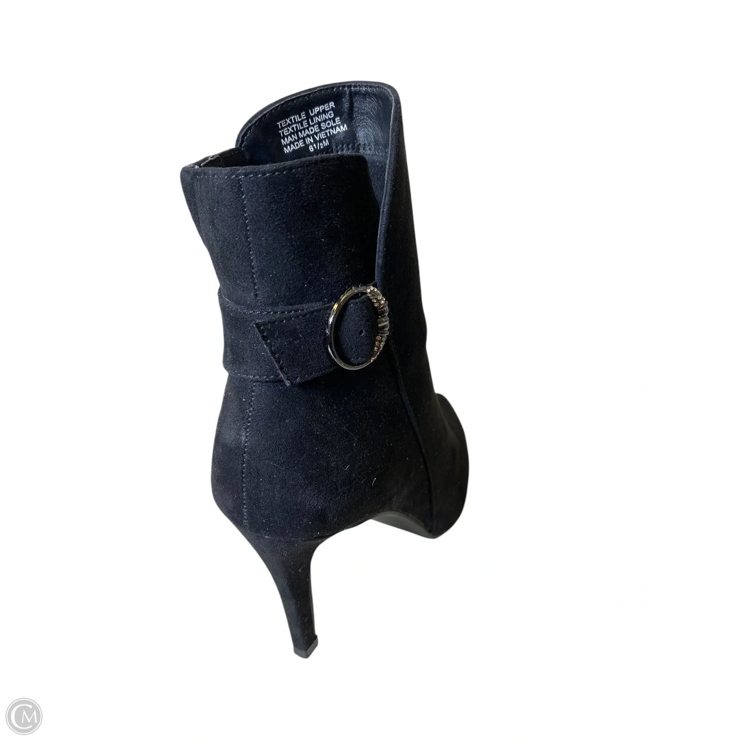 Boots Ankle Heels By Ann Taylor In Black, Size: 6.5
