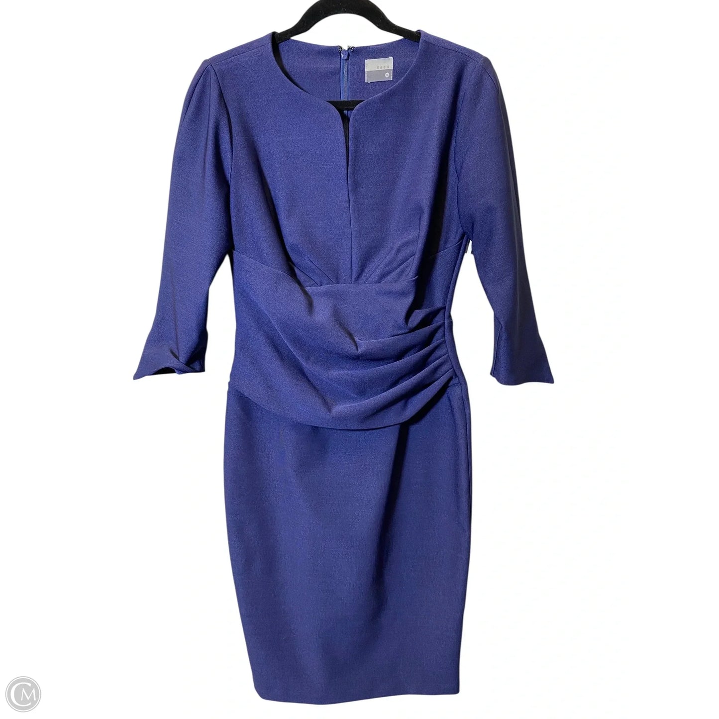 Dress Casual Midi By Clothes Mentor In Navy, Size: 14