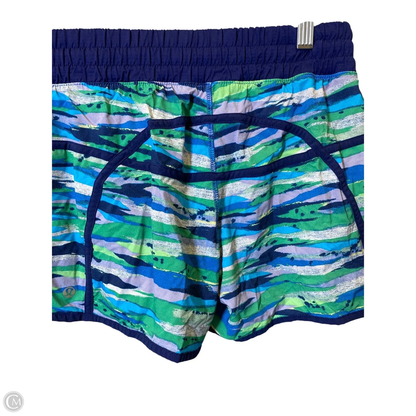 Athletic Shorts By Lululemon In Multi-colored, Size: 10