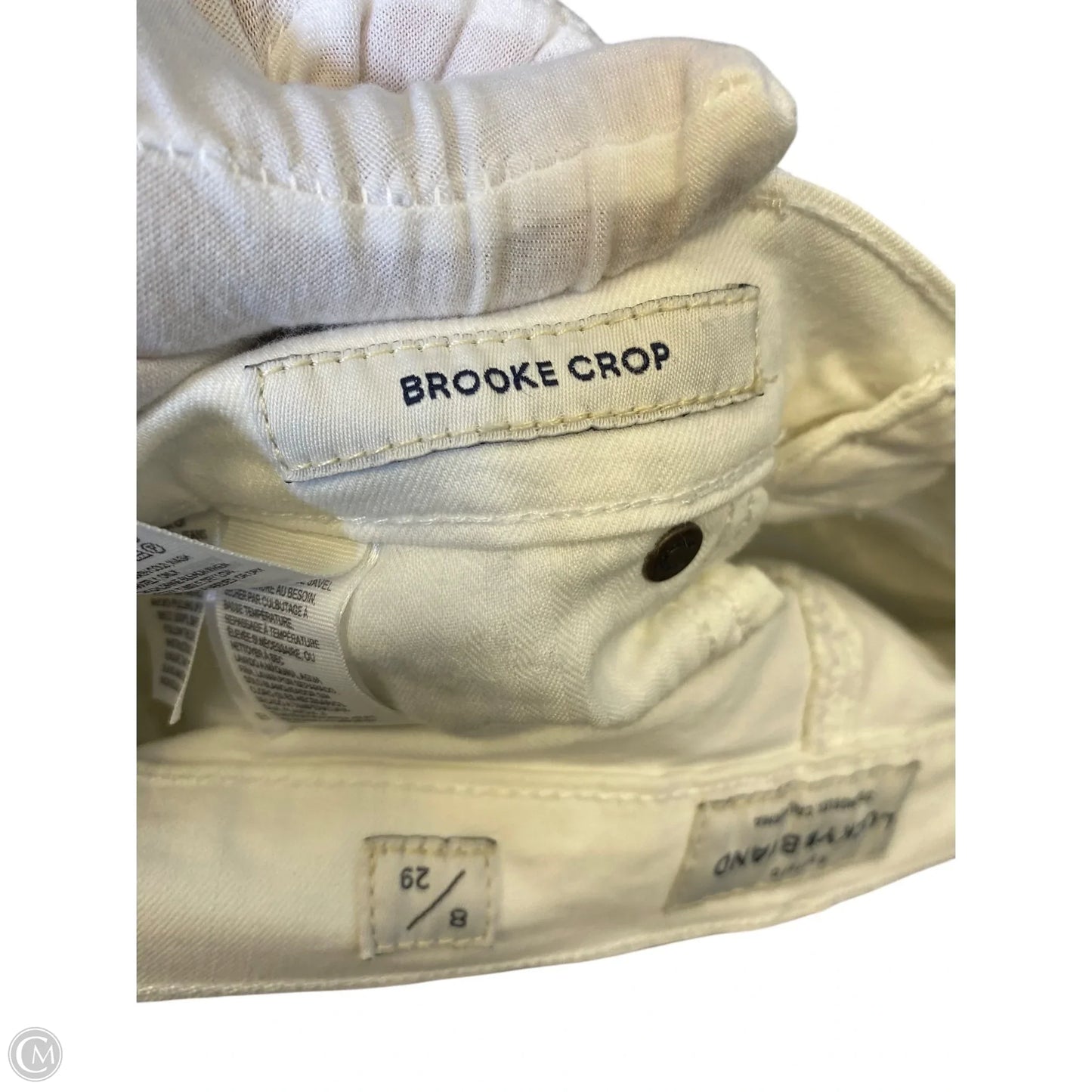 Jeans Skinny By Lucky Brand In White, Size: 8