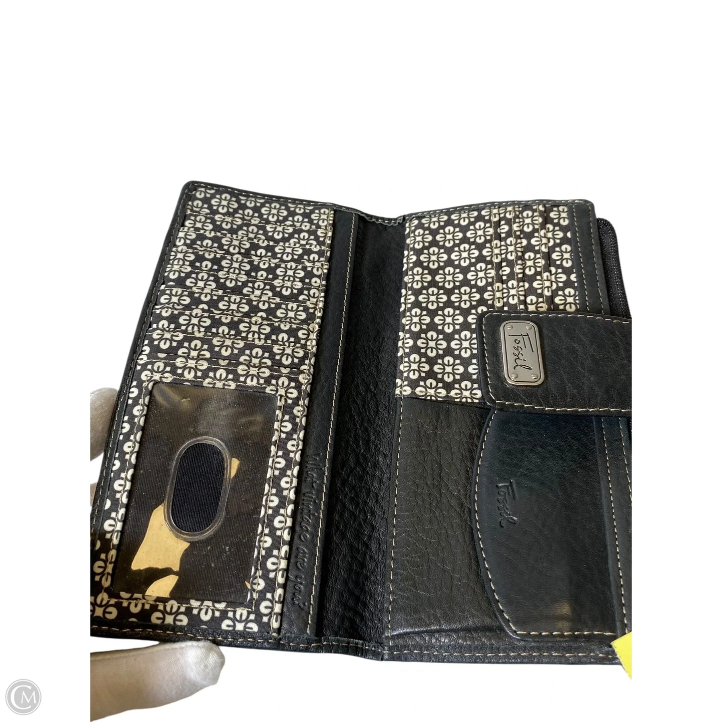Wallet By Fossil, Size: Medium