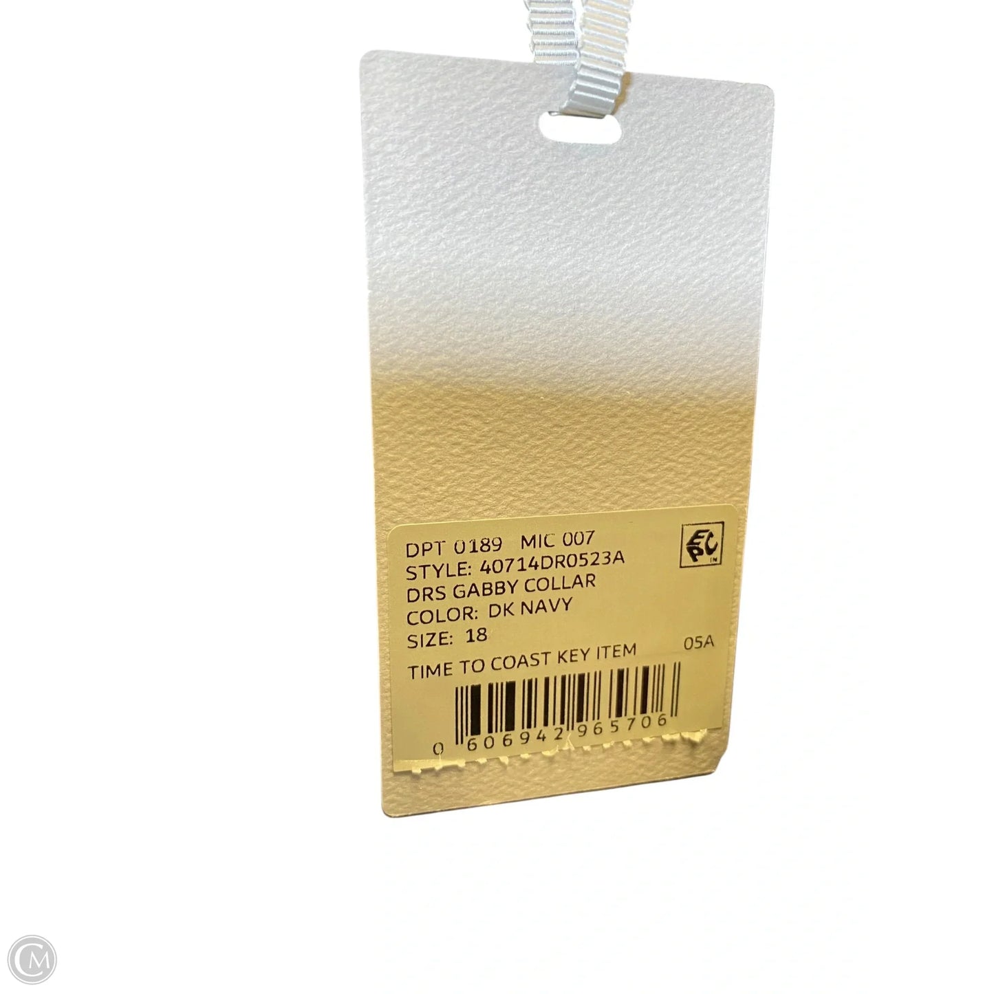 Dress Casual Midi By Preston And New York In Navy, Size: 18