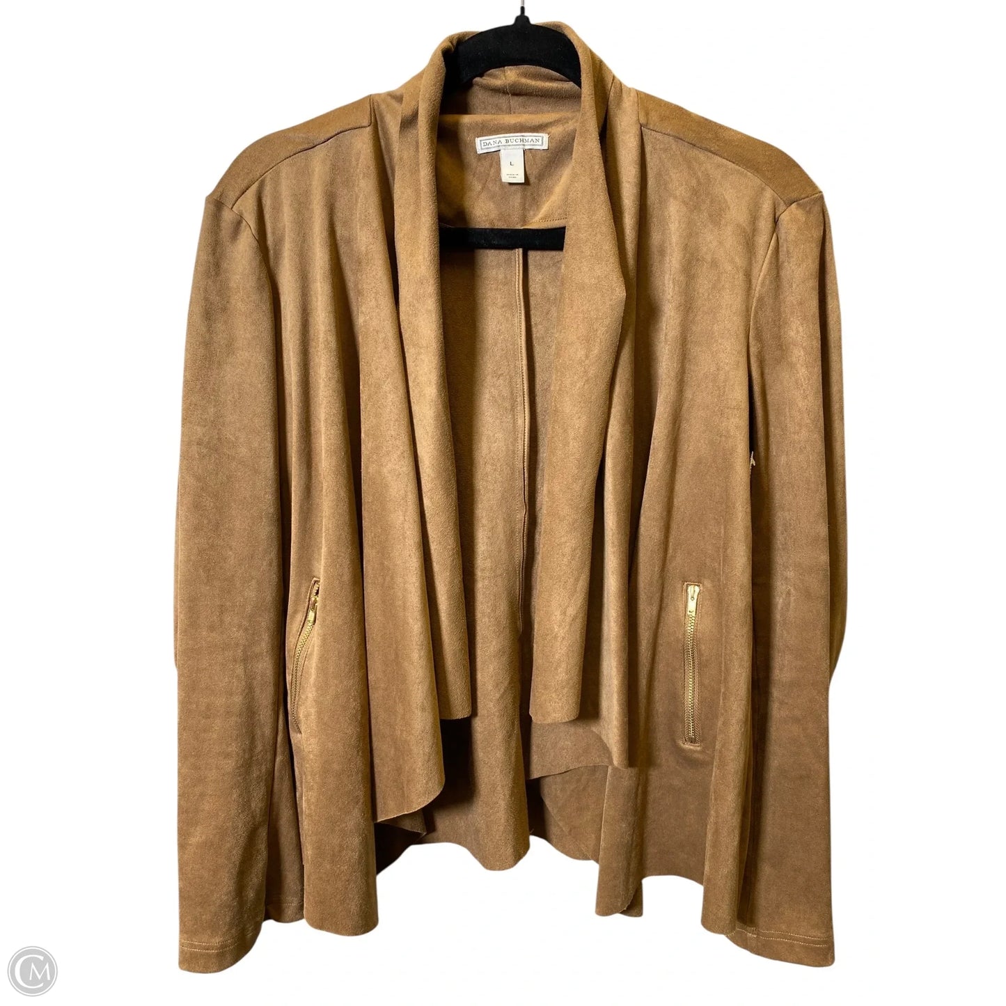 Cardigan By Dana Buchman In Brown, Size: L