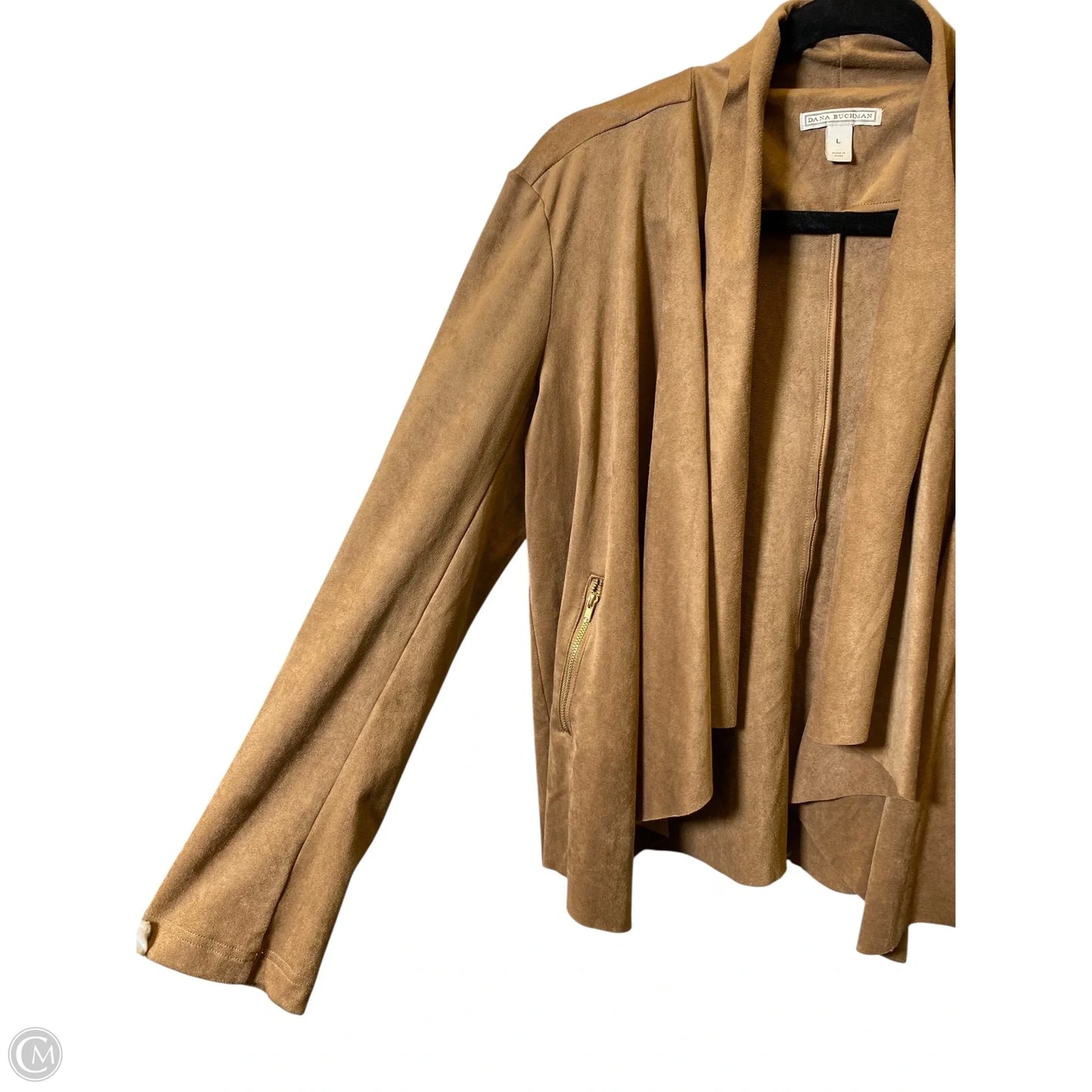 Cardigan By Dana Buchman In Brown, Size: L