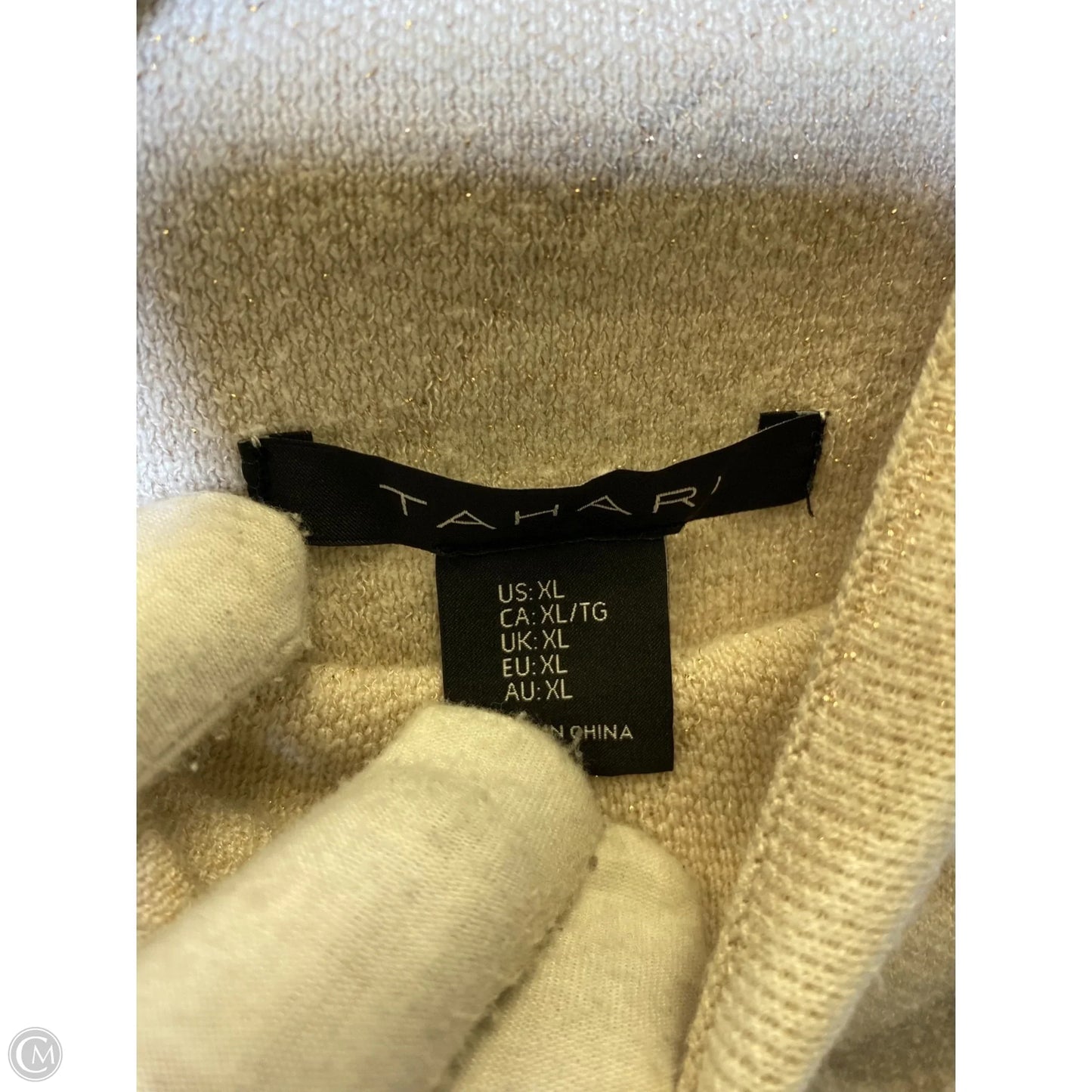 Sweater By Tahari In Multi-colored, Size: Xl