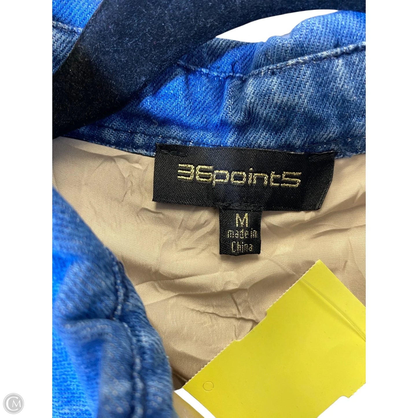 Vest Other By Clothes Mentor In Blue Denim, Size: M