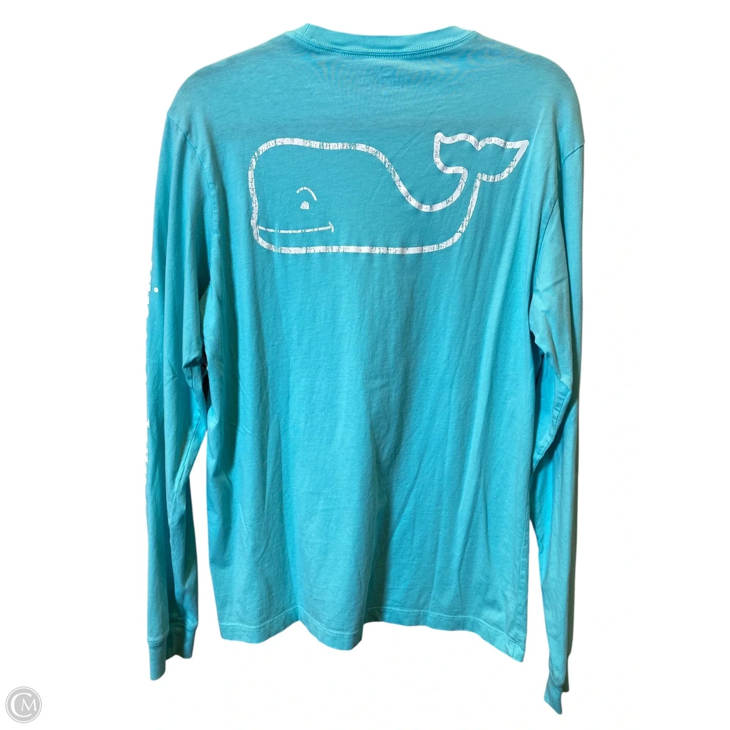 Top Long Sleeve By Vineyard Vines In Teal, Size: S