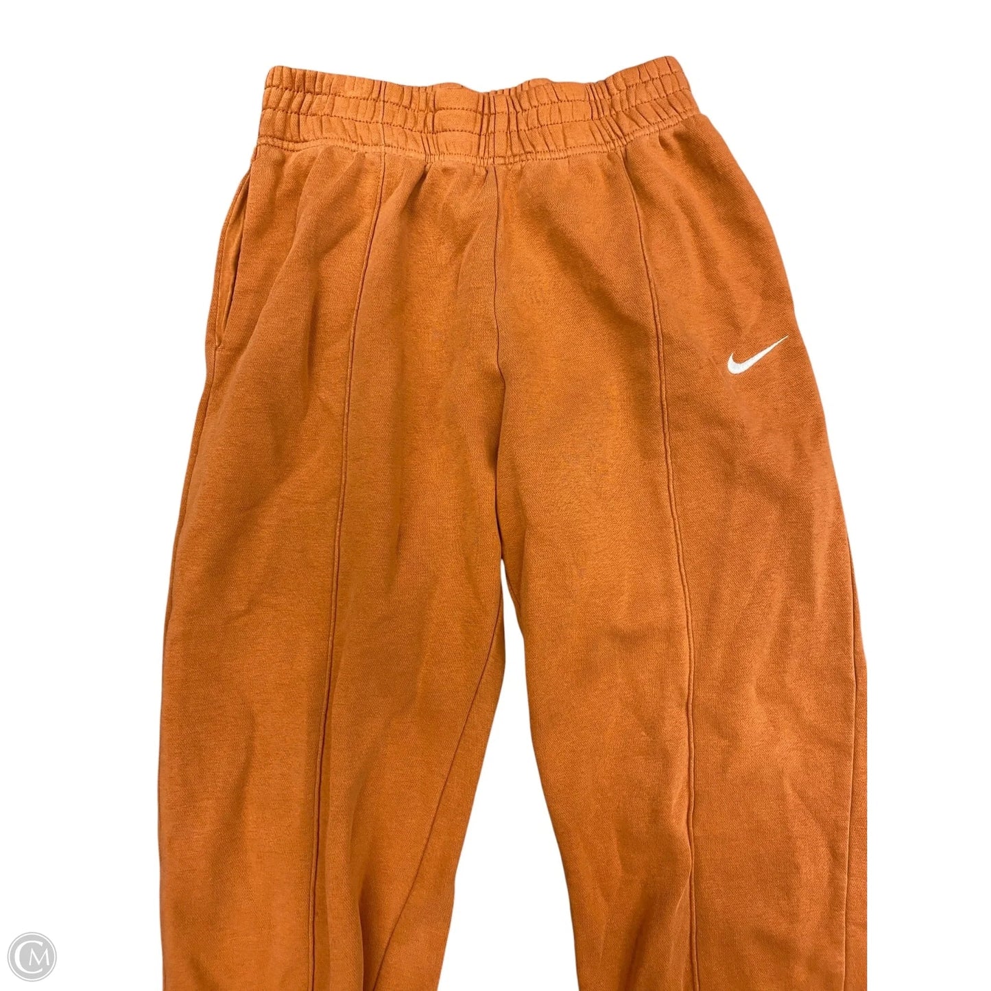Athletic Pants By Nike In Orange, Size: S