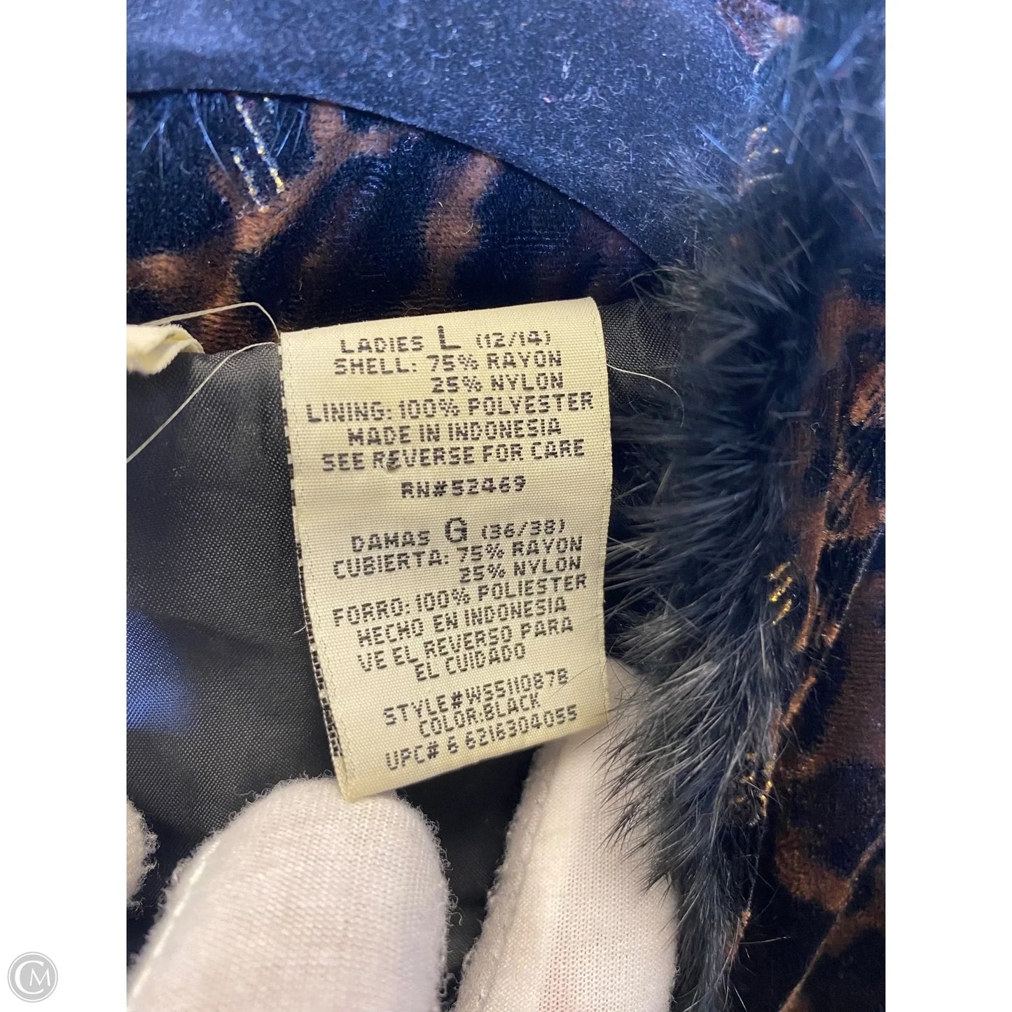 Blazer By White Stag In Animal Print, Size: L