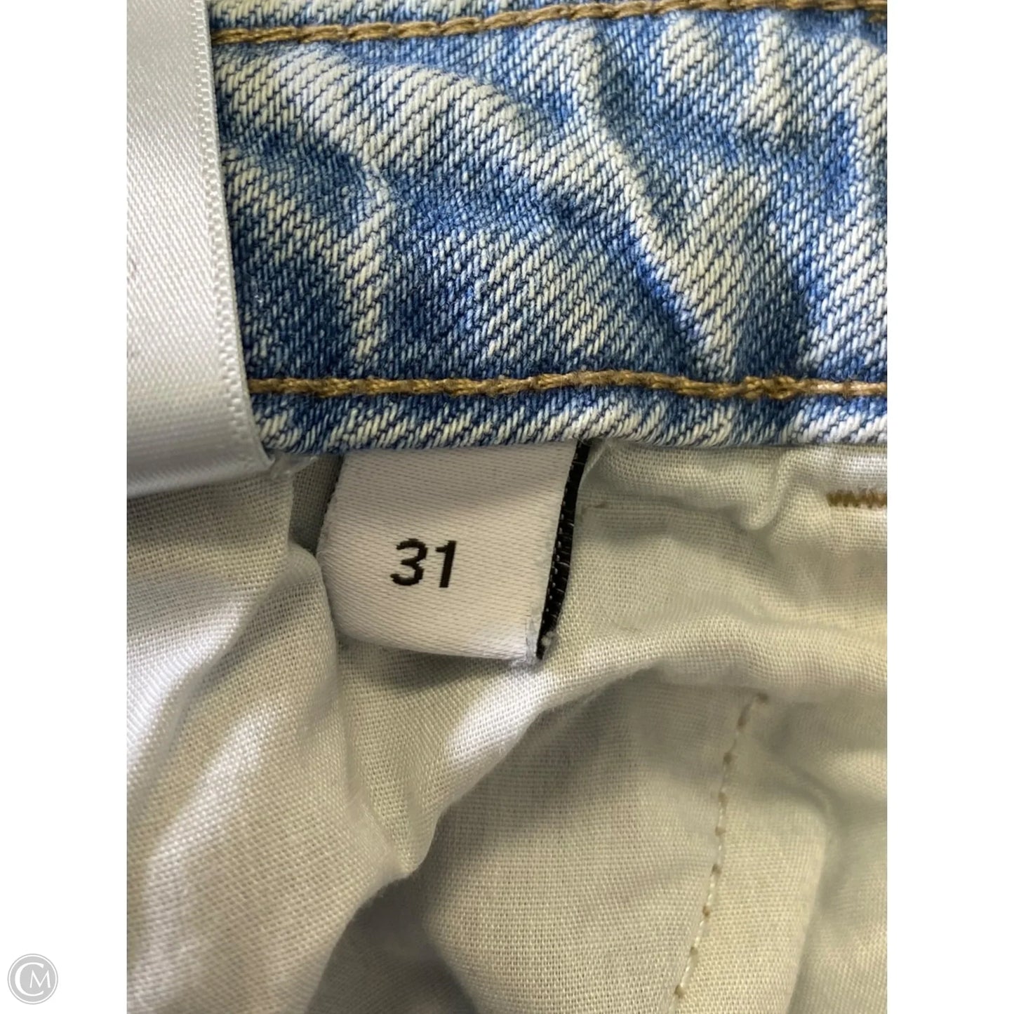 Jeans Wide Leg By Verve In Blue Denim, Size: 12