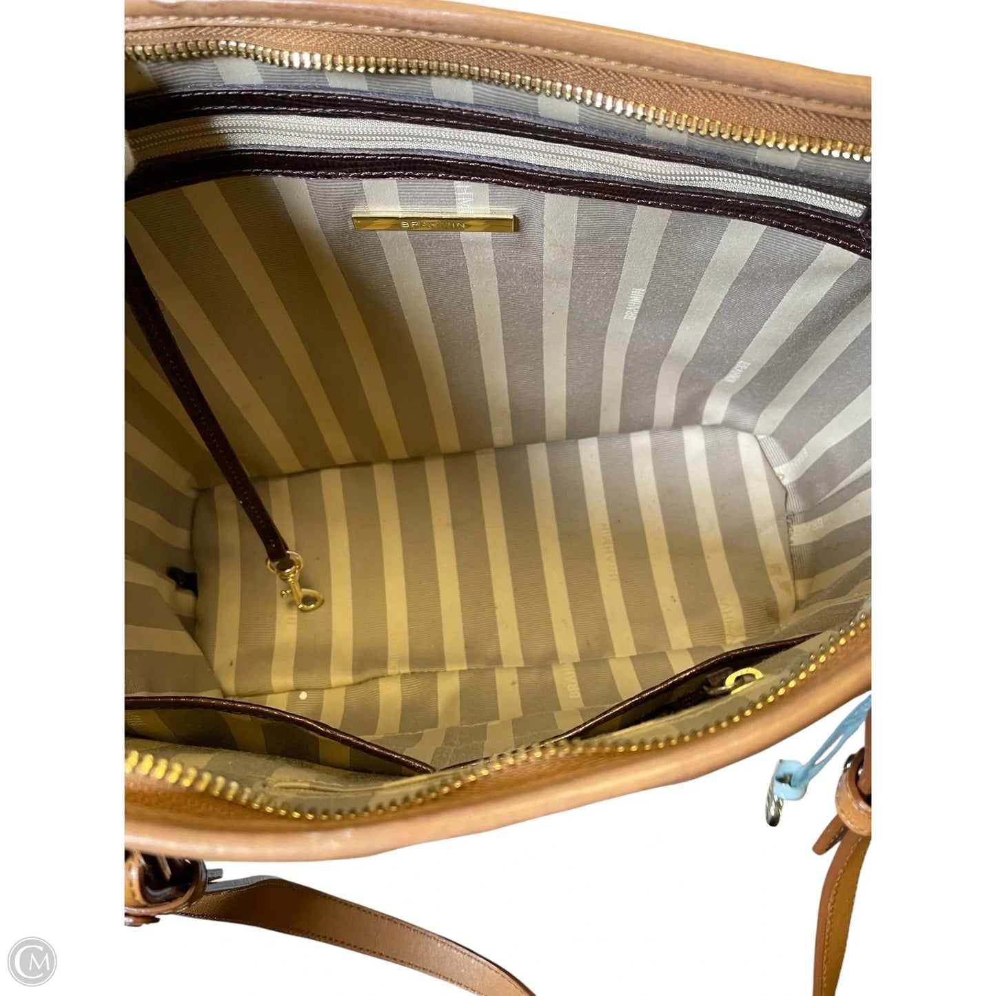 Handbag Designer By Brahmin, Size: Large