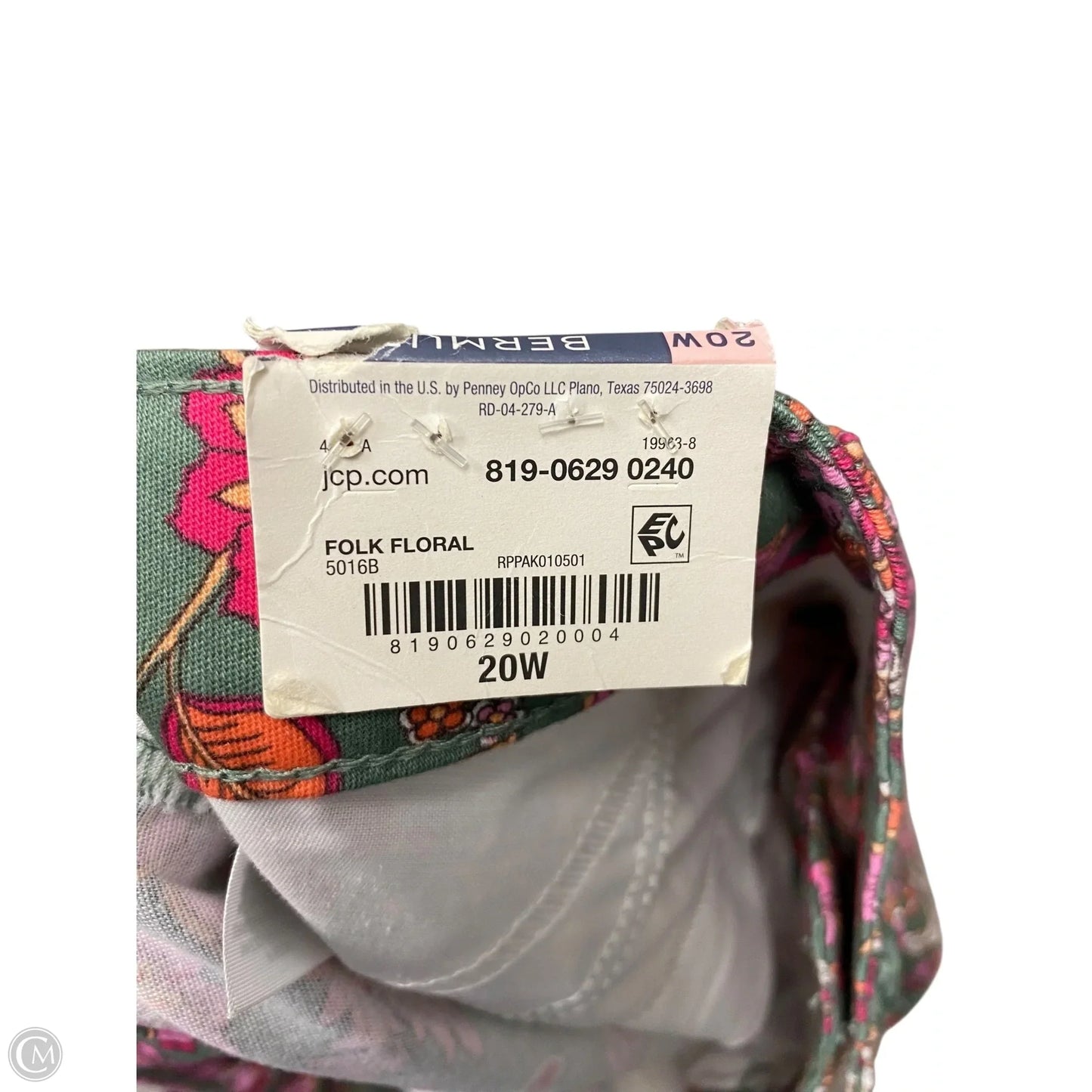 Shorts By St Johns Bay In Floral Print, Size: 20