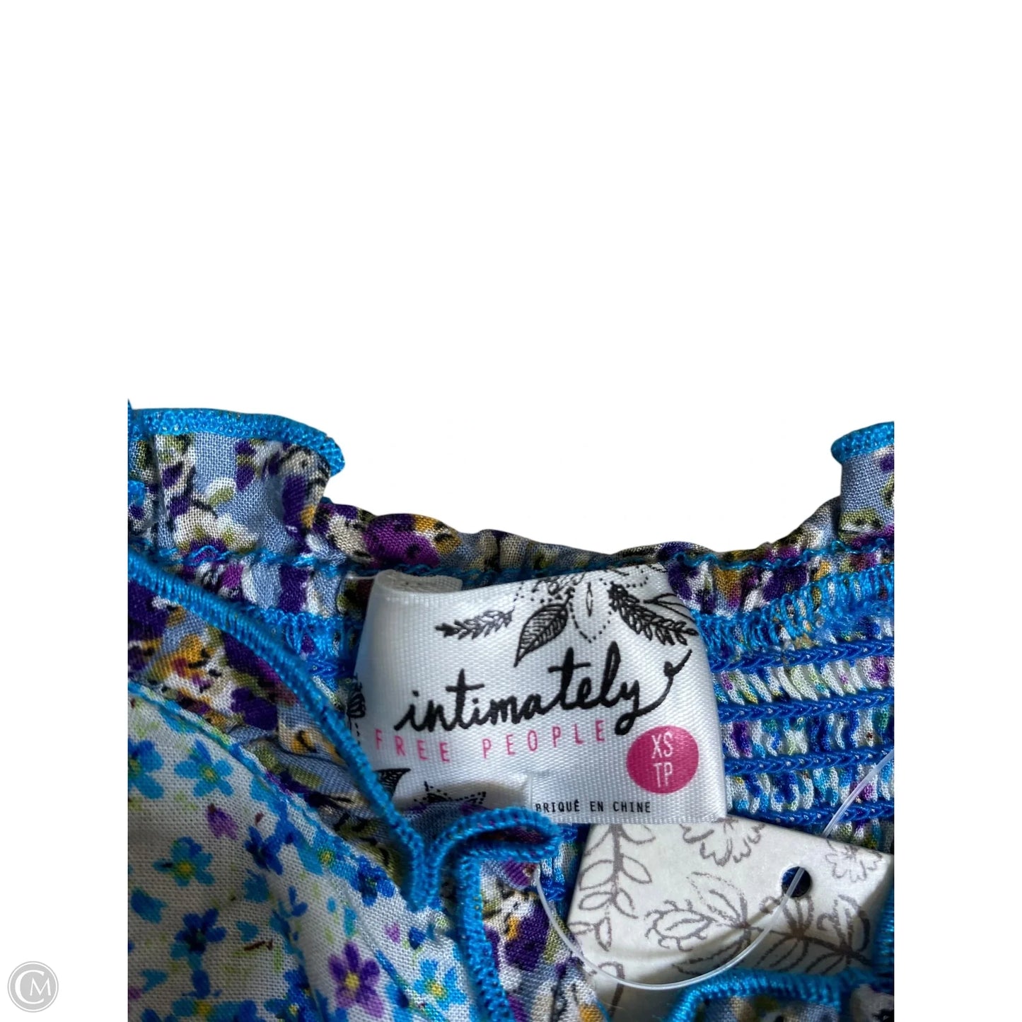 Top Sleeveless By Free People In Floral Print, Size: Xs
