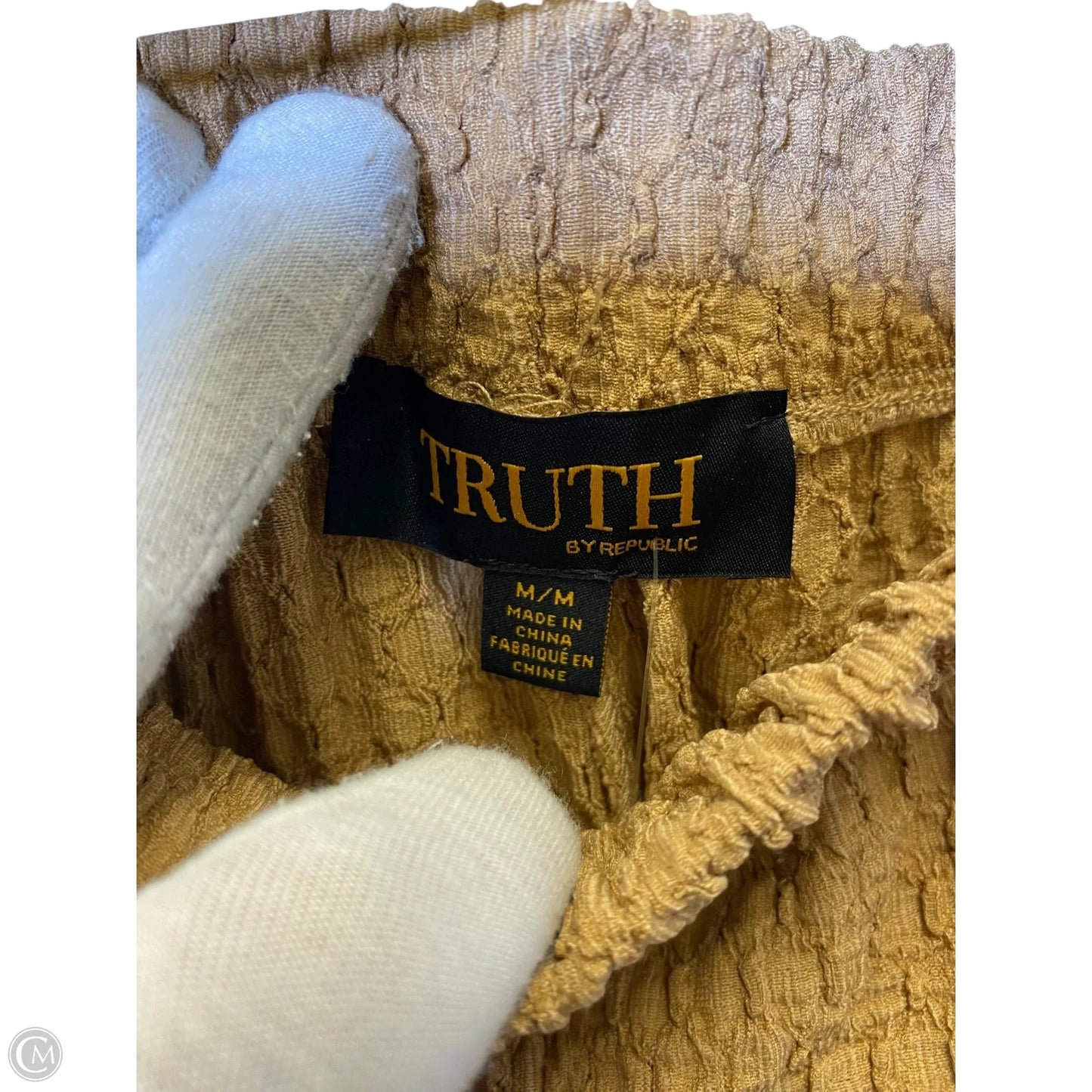 Pants Set 2pc By Truth In Tan, Size: M