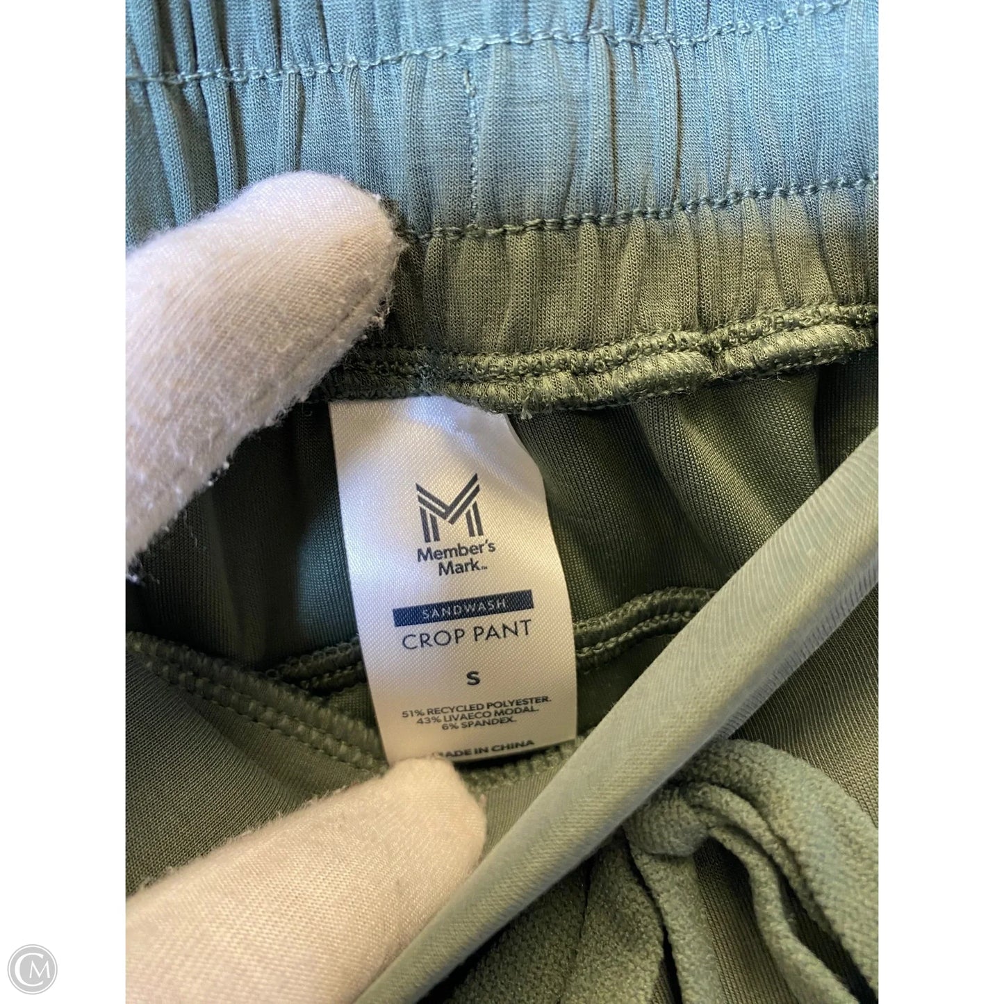 Pants Set 2pc By Members Mark In Green, Size: M