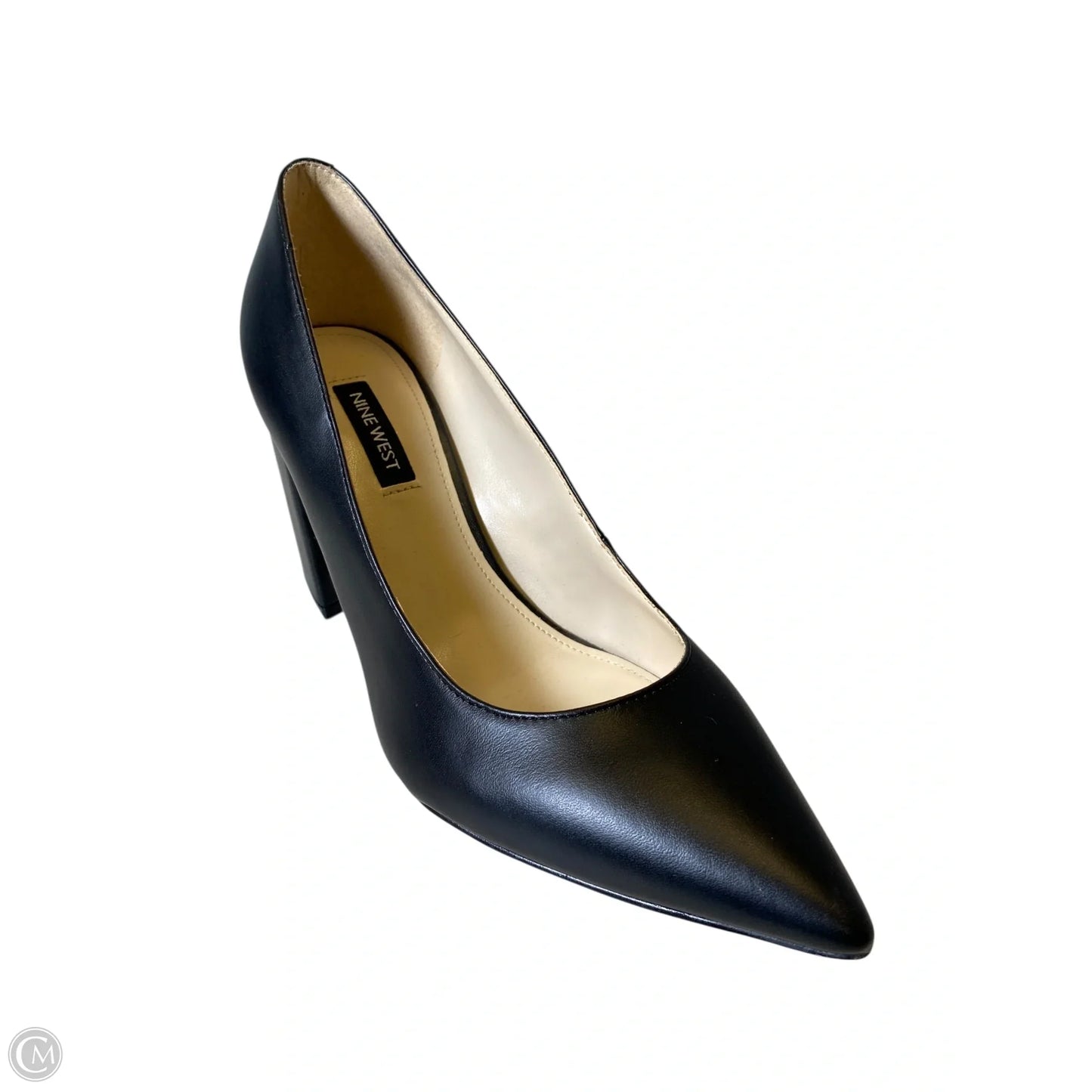 Shoes Heels Block By Nine West In Black, Size: 7.5