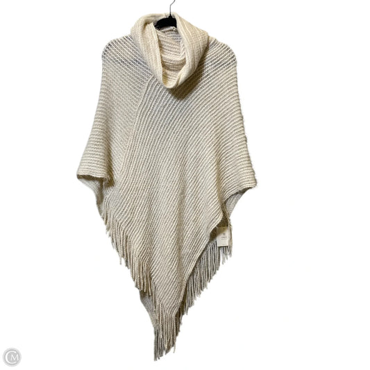 Shawl By Clothes Mentor In Cream, Size: Osfm