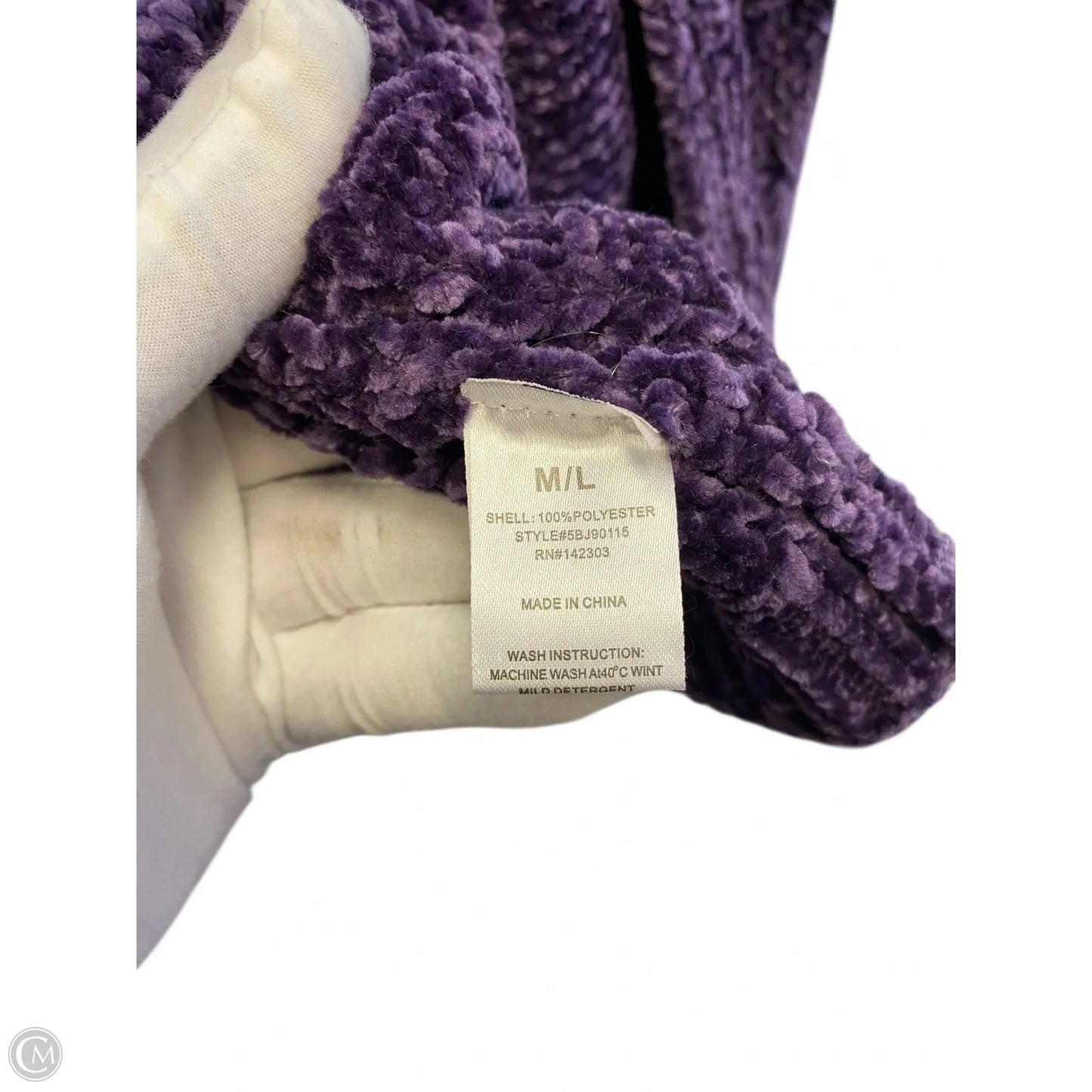 Cardigan By Fate In Purple, Size: L