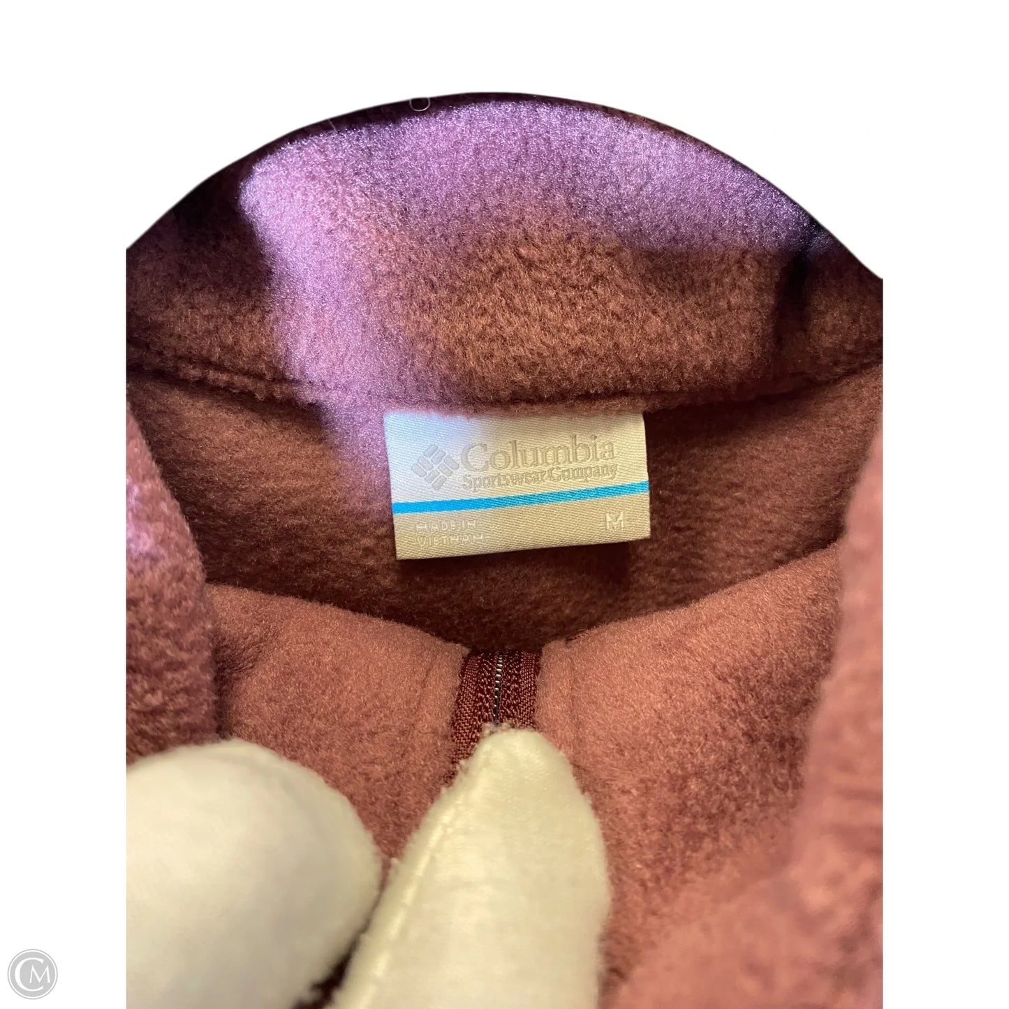 Vest Fleece By Columbia In Purple, Size: M