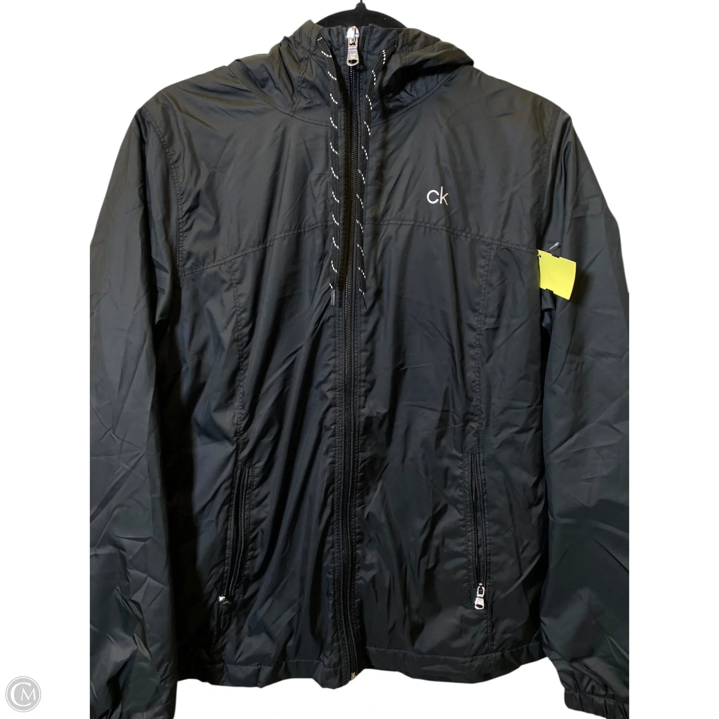 Jacket Utility By Calvin Klein In Black, Size: M