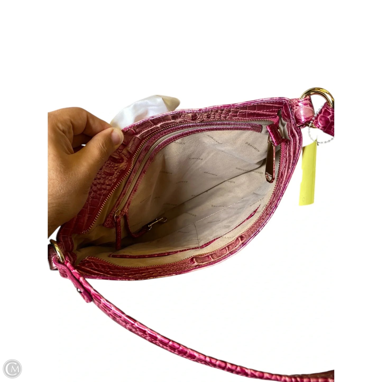 Handbag Designer By Brahmin, Size: Large