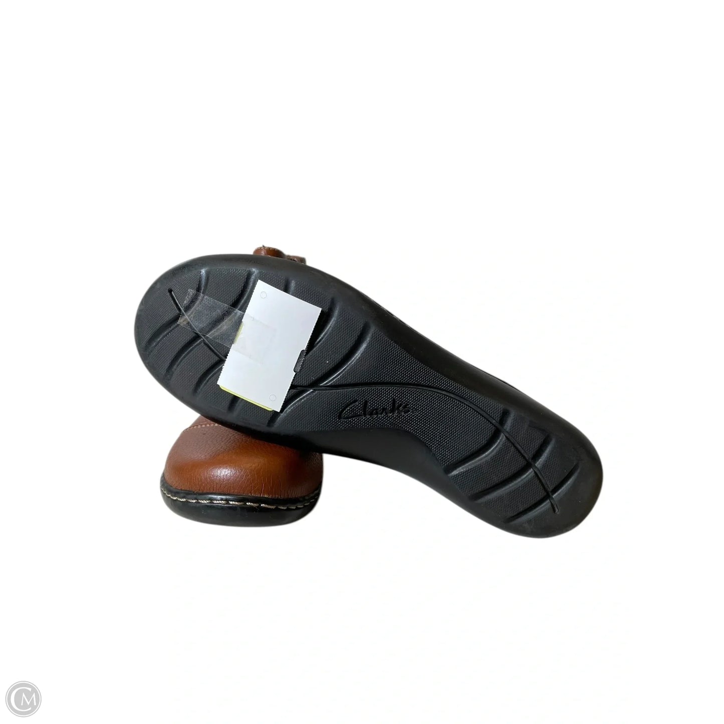 Shoes Flats By Clarks In Brown, Size: 9