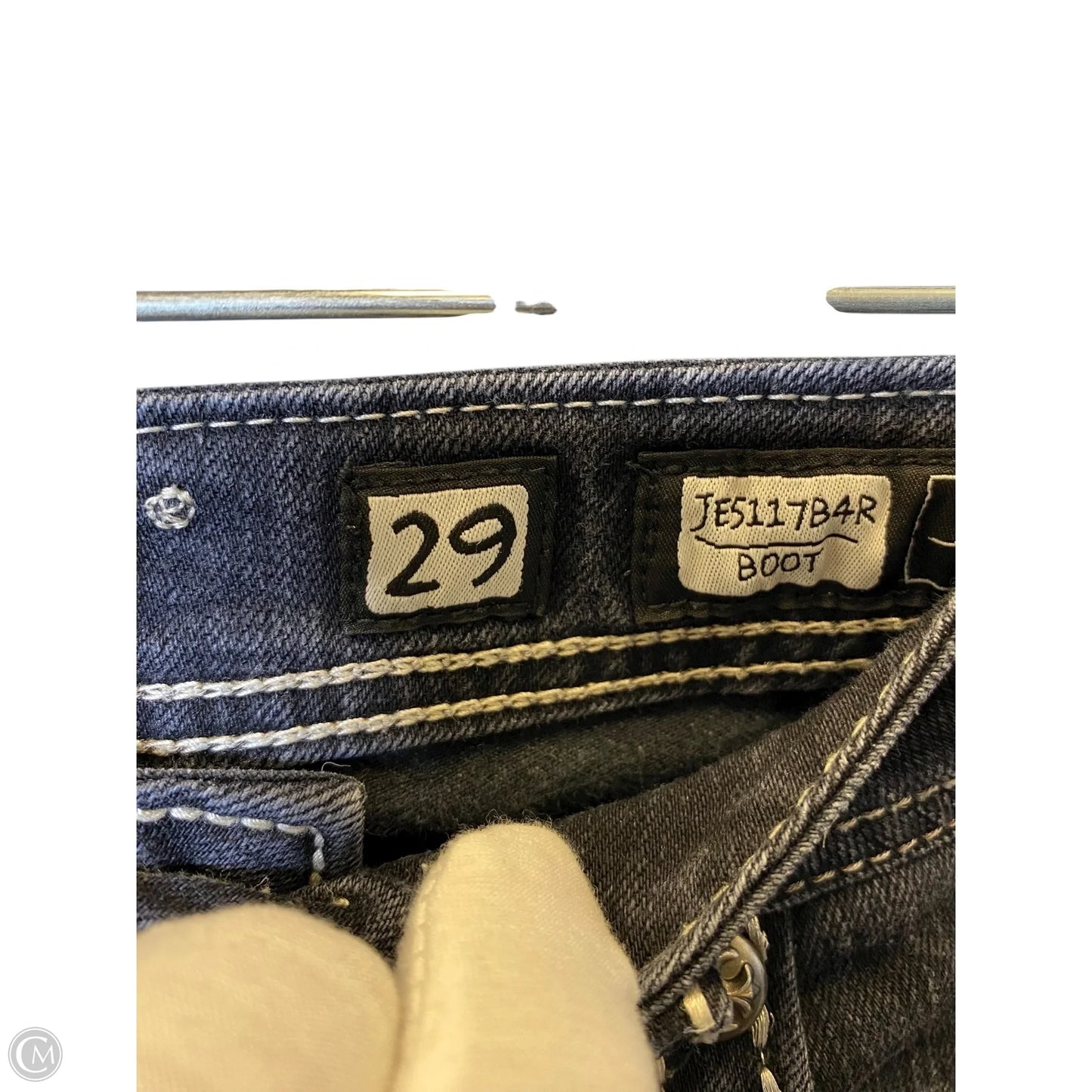 Jeans Boot Cut By Miss Me In Blue Denim, Size: 8