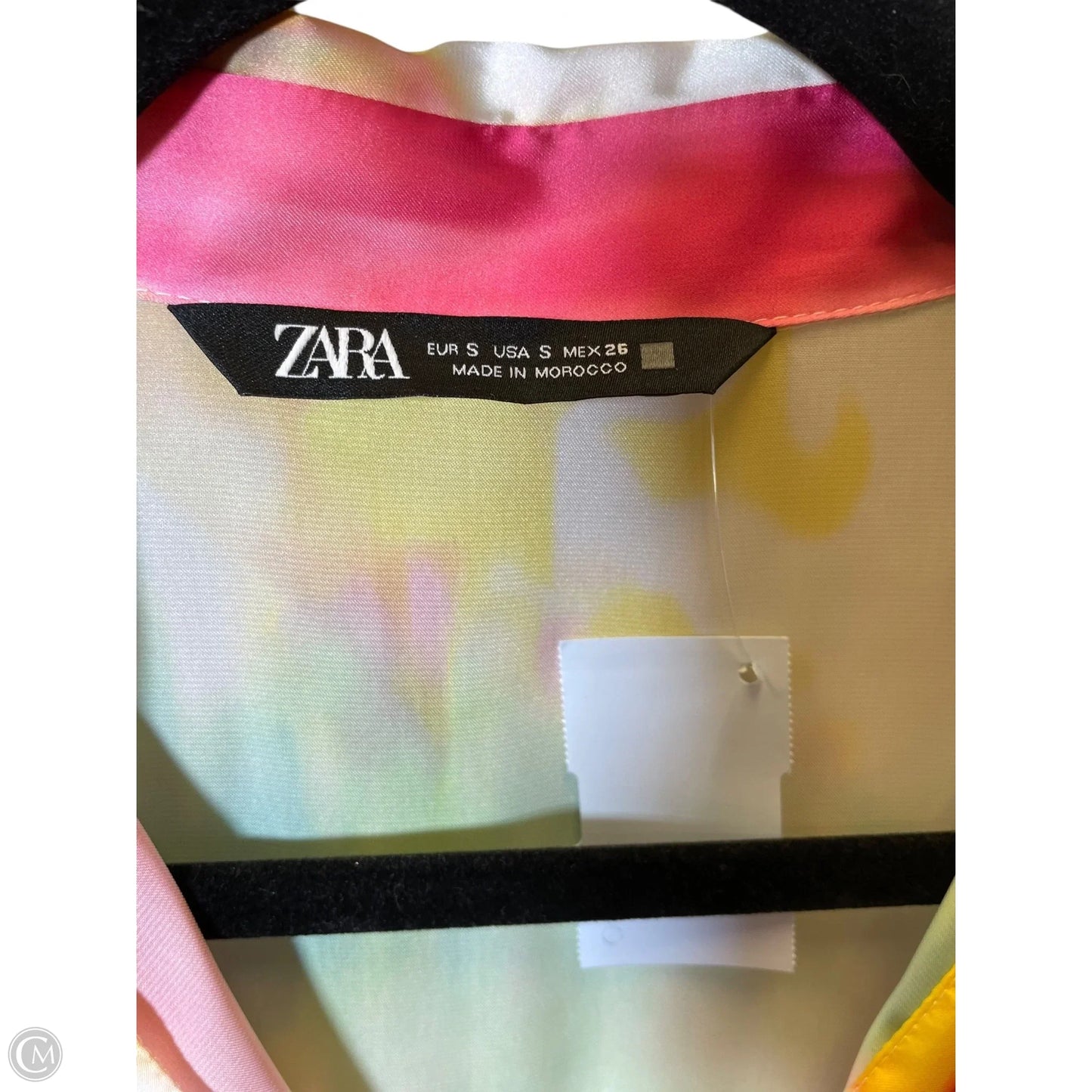 Top Long Sleeve By Zara In Multi-colored, Size: S