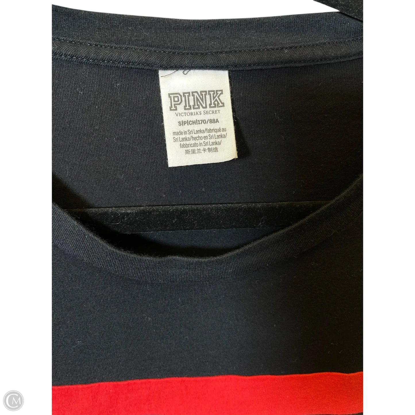 Top Short Sleeve By Pink In Multi-colored, Size: S