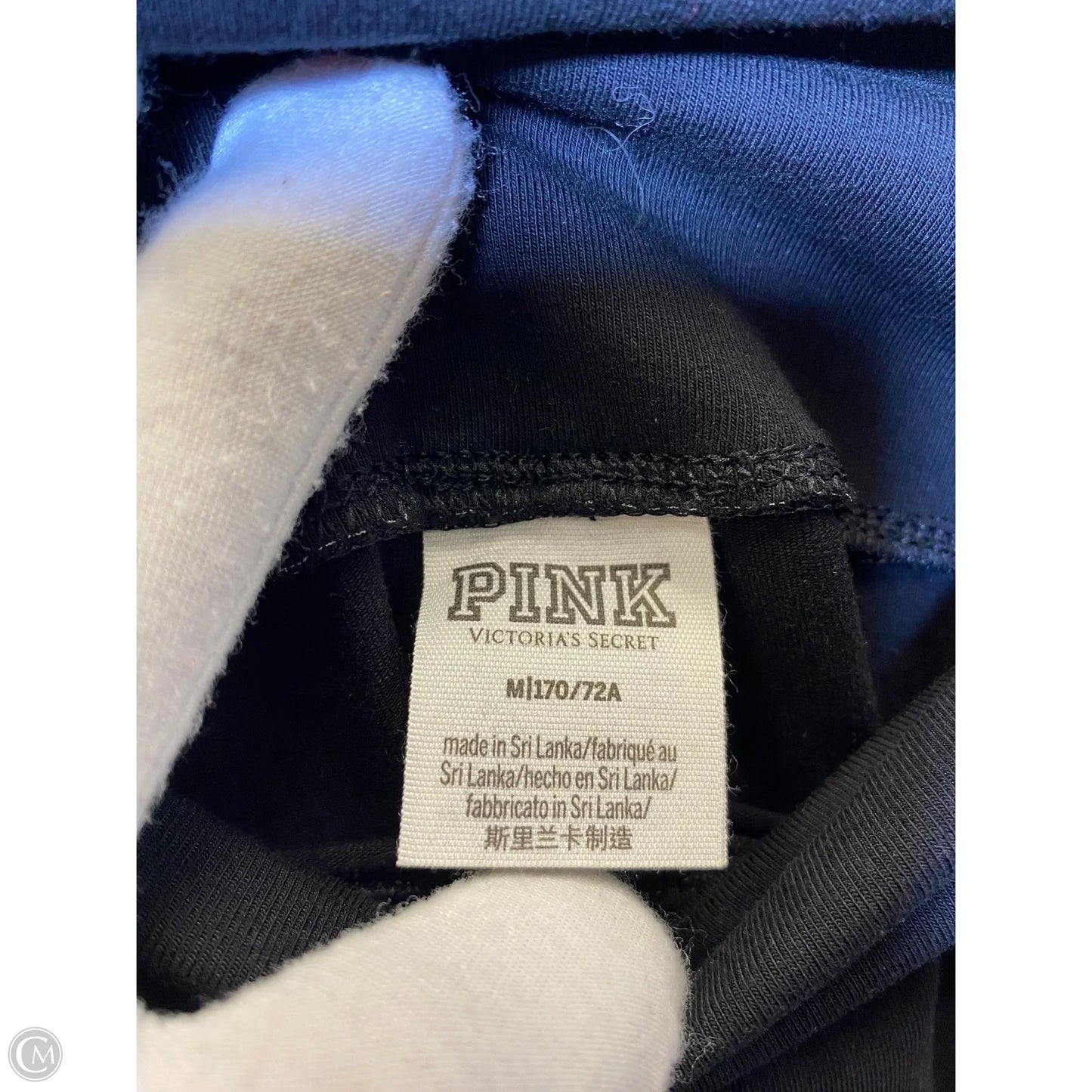 Athletic Leggings By Pink In Black, Size: M