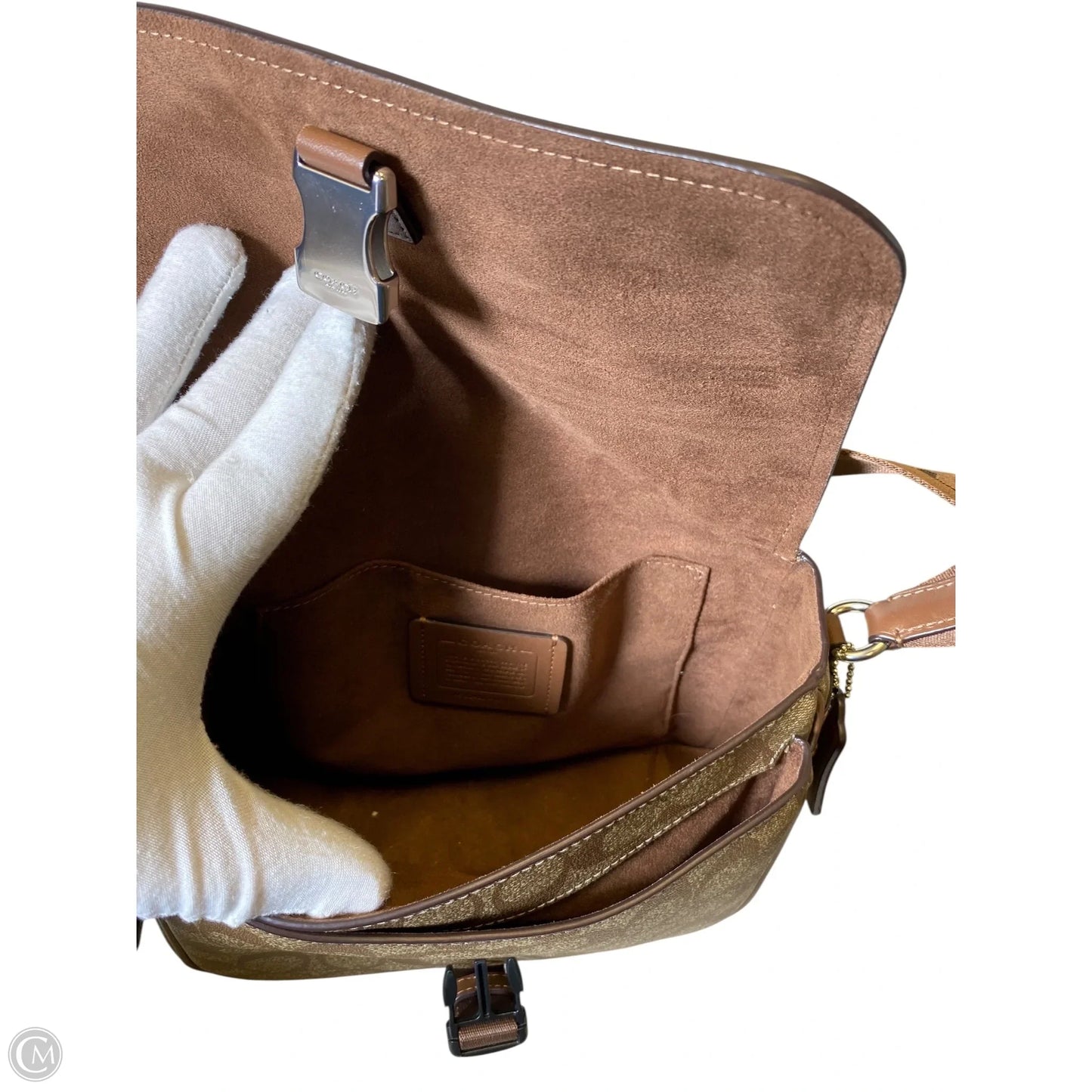 Crossbody Designer By Coach, Size: Medium