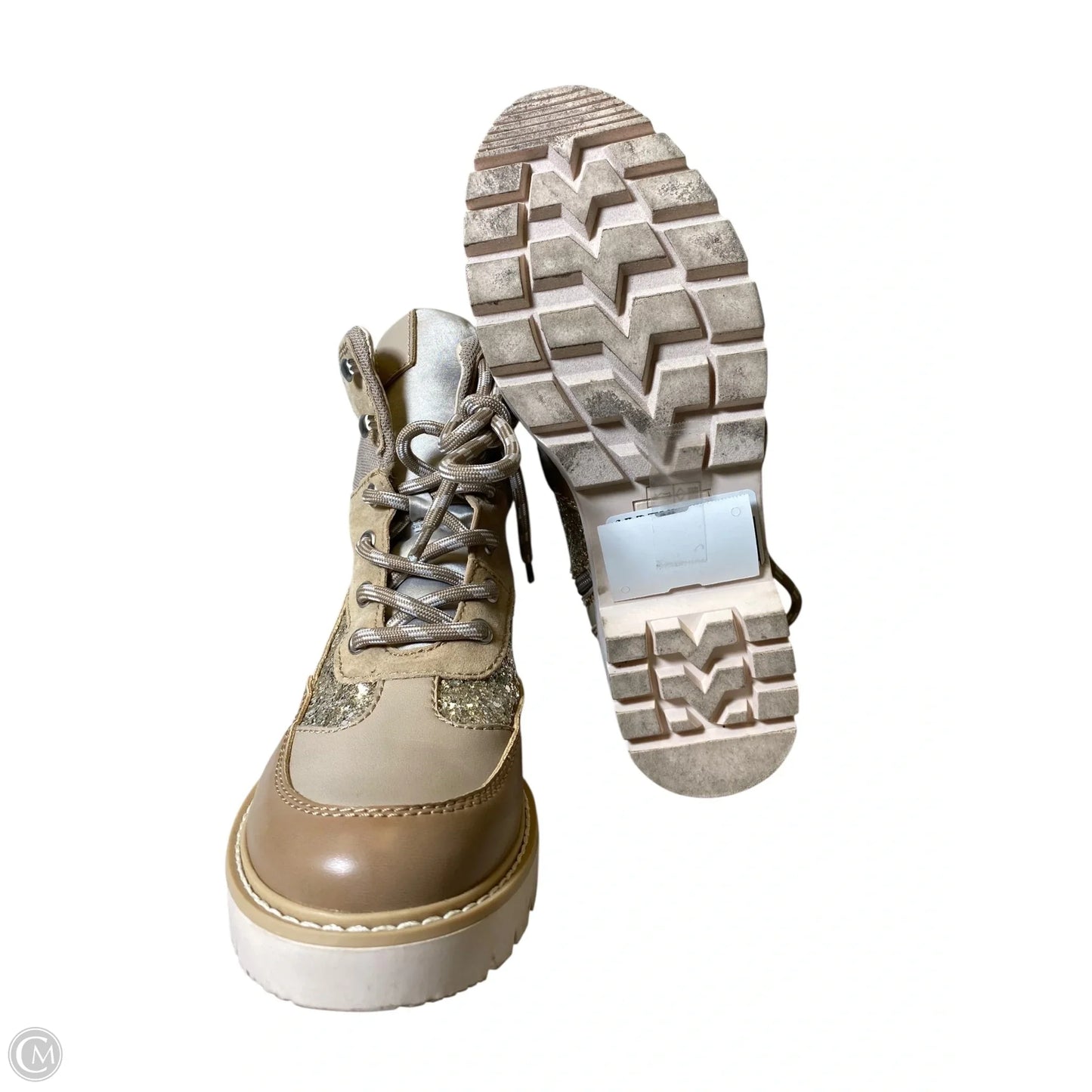 Boots Combat By Dolce Vita In Brown & Cream, Size: 8