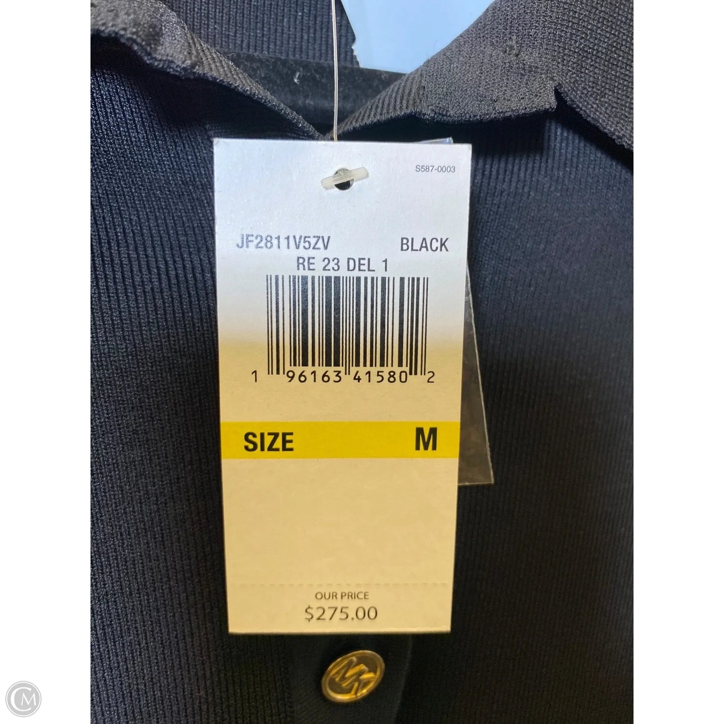 Dress Designer By Michael Kors In Black, Size: M