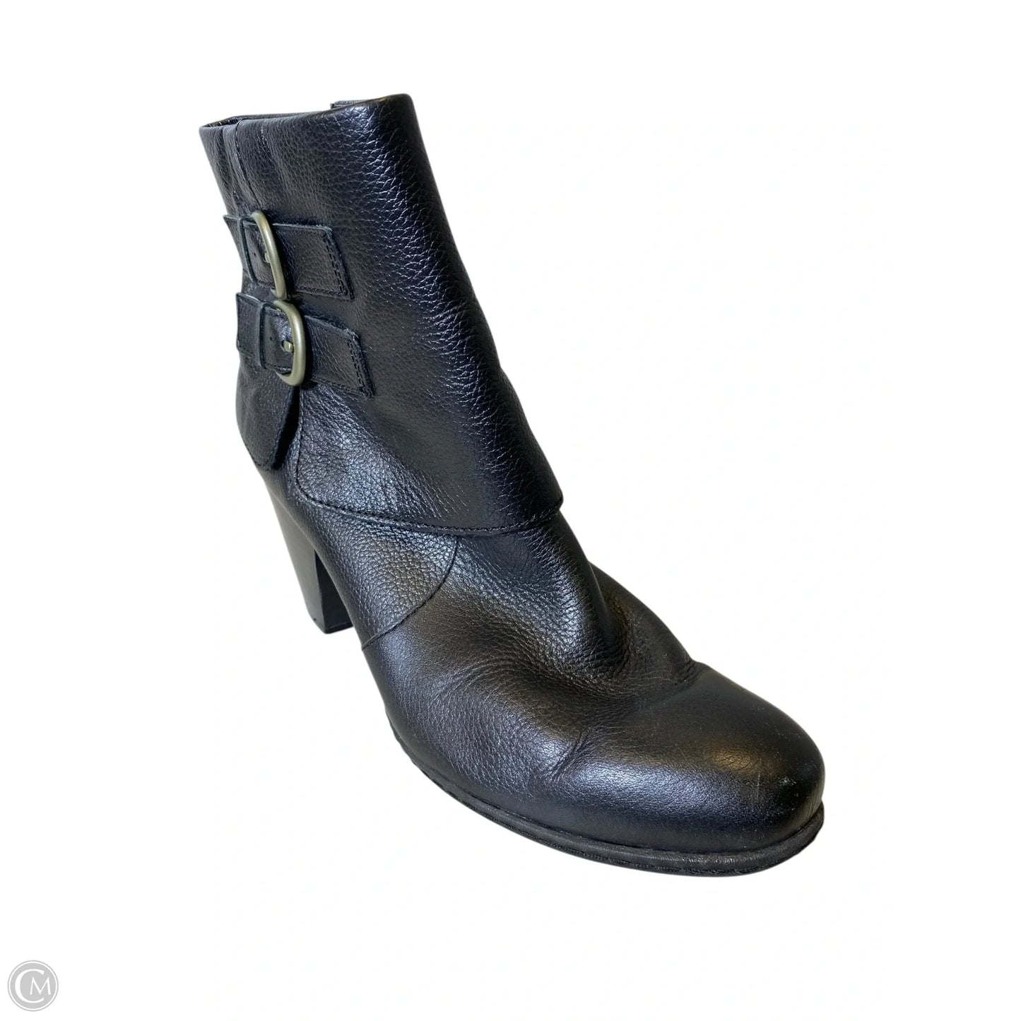 Boots Ankle Heels By Boc In Black, Size: 10