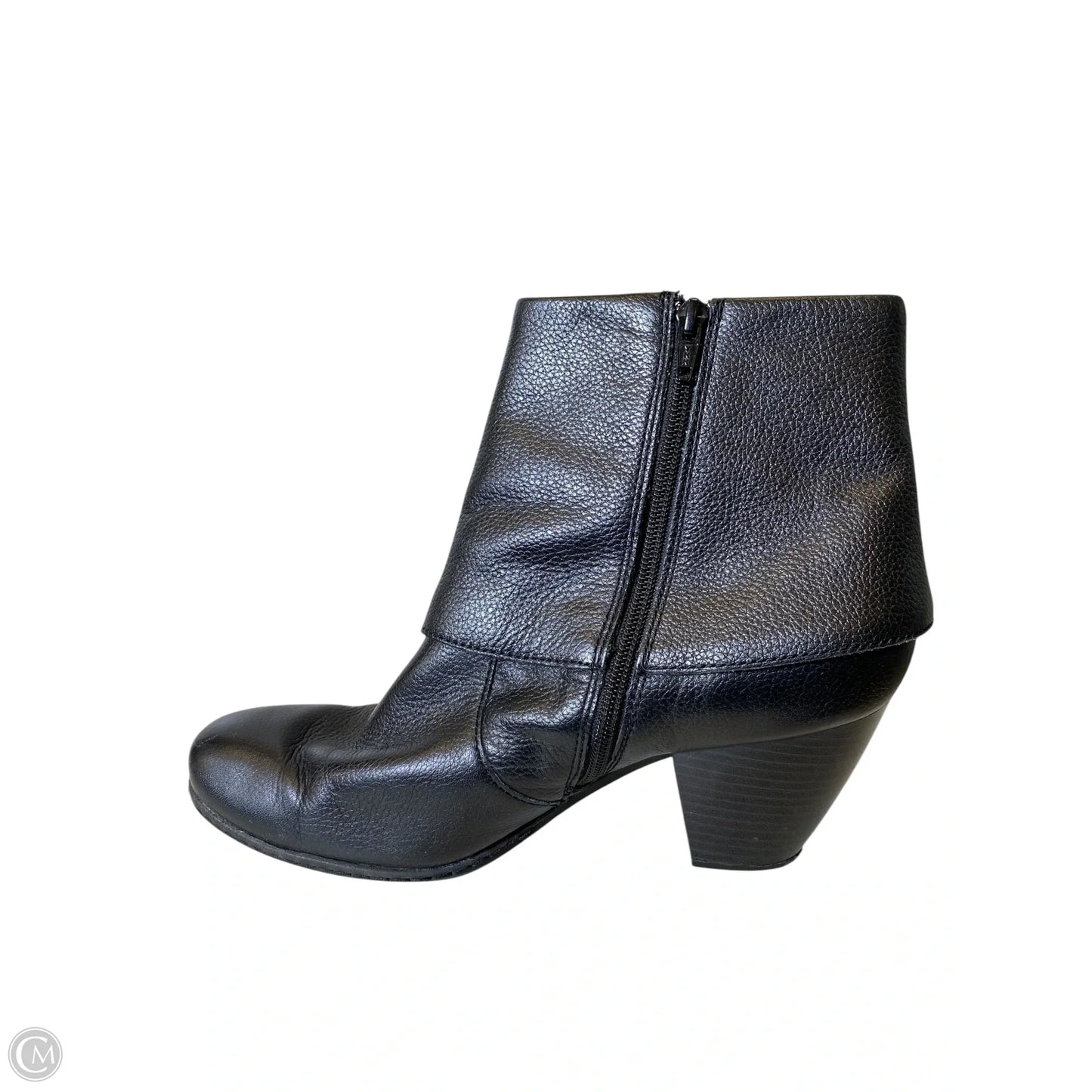 Boots Ankle Heels By Boc In Black, Size: 10