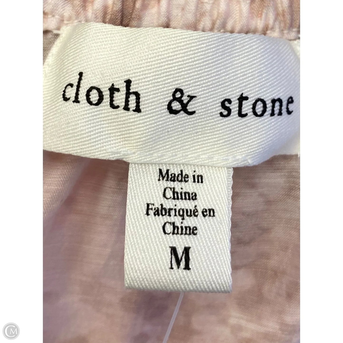 Top Sleeveless By Cloth & Stone In Snakeskin Print, Size: M