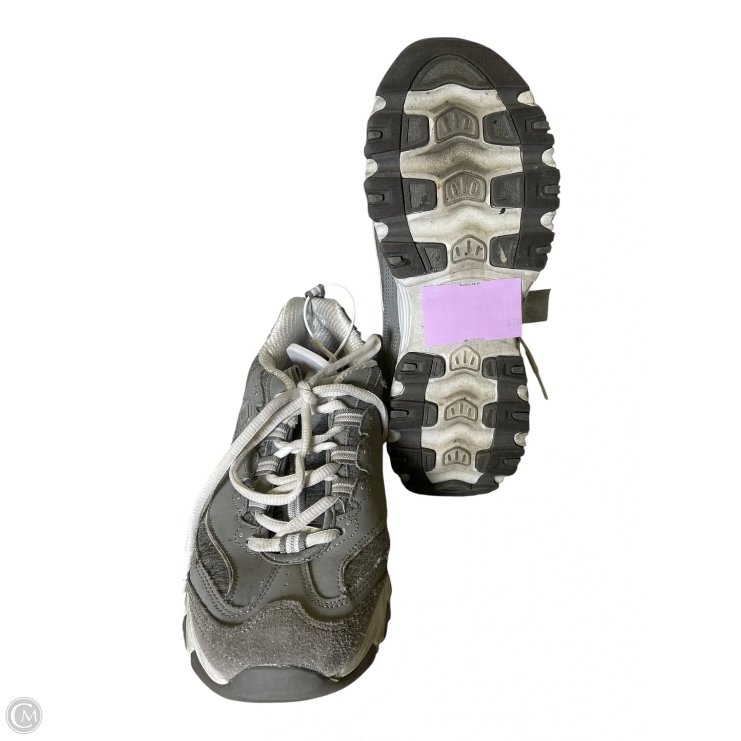 Shoes Athletic By Skechers In Grey, Size: 8
