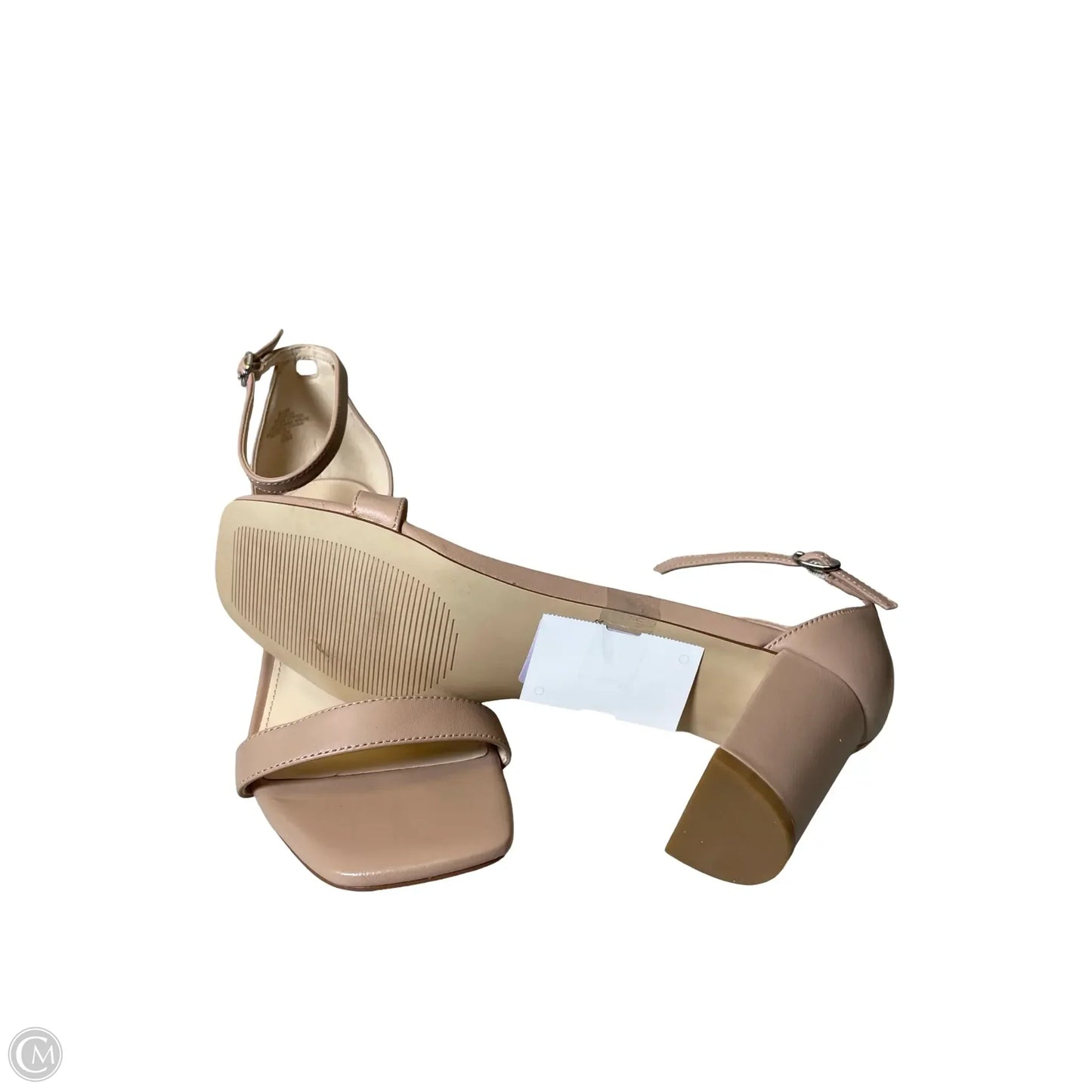 Shoes Heels Block By Marc Fisher In Beige, Size: 8.5