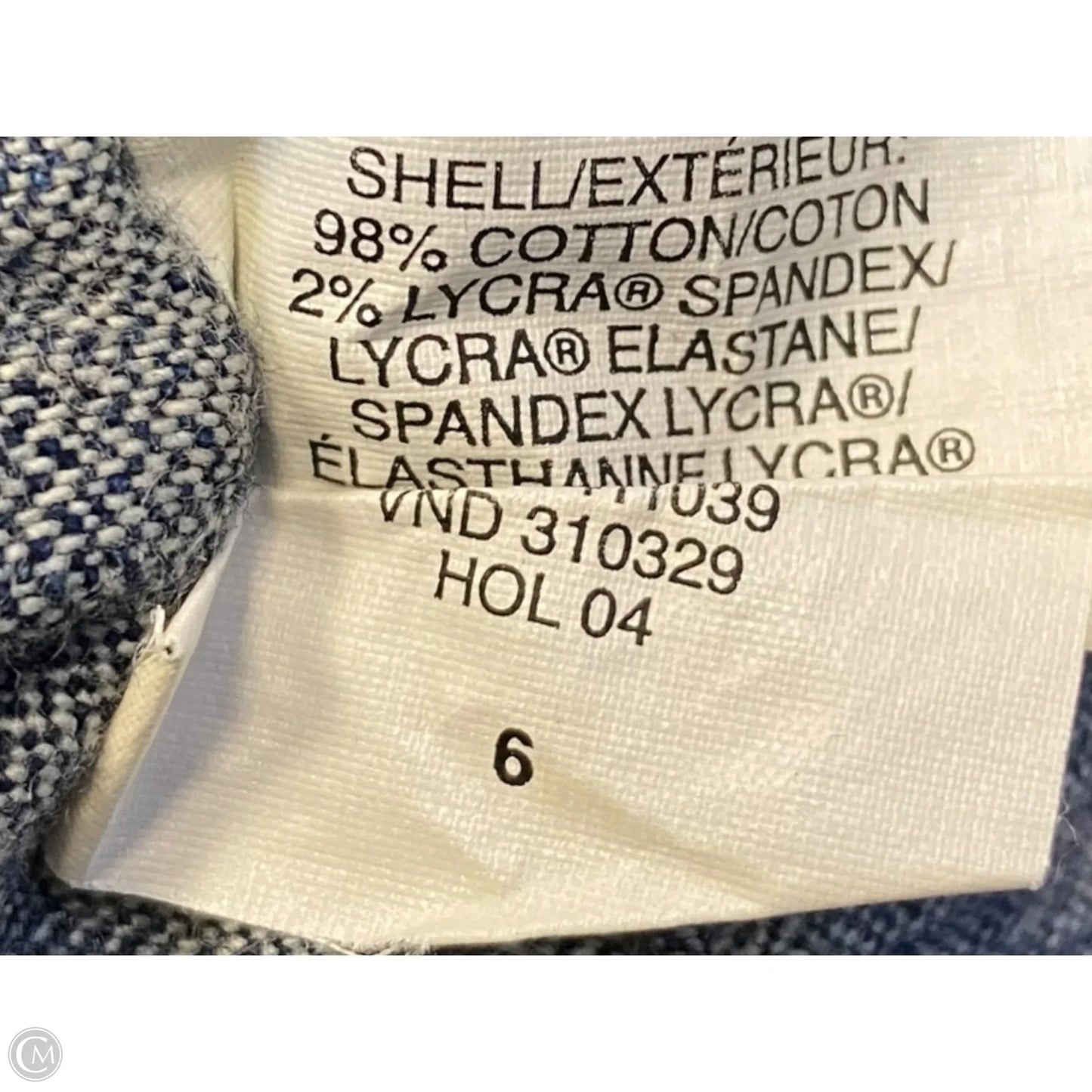 Skirt Midi By Gap In Blue Denim, Size: 6