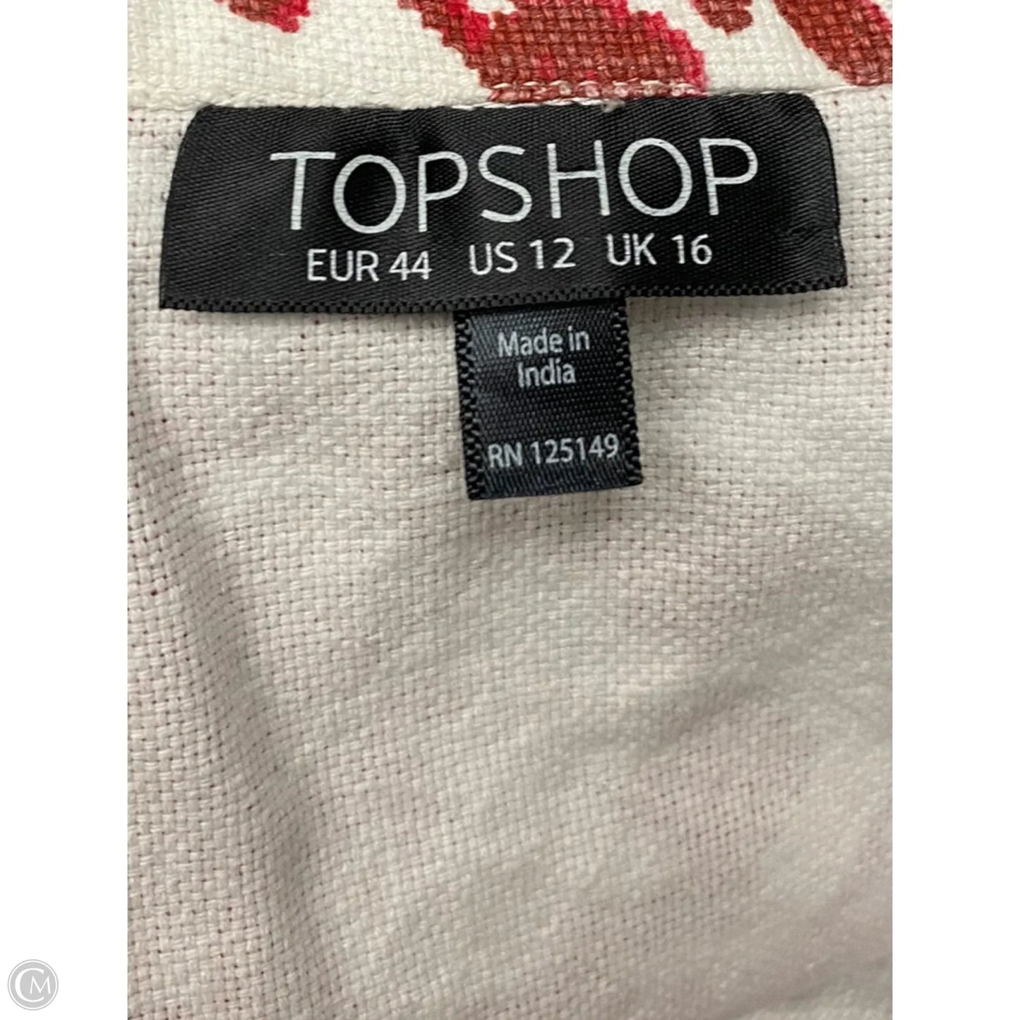 Skirt Mini & Short By Topshop In Floral Print, Size: 12