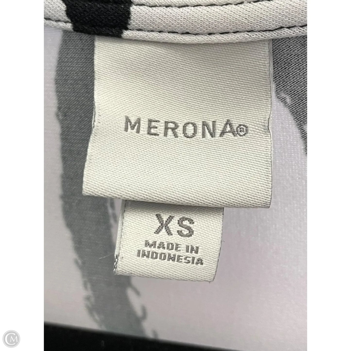 Dress Casual Midi By Merona In Black & White, Size: Xs
